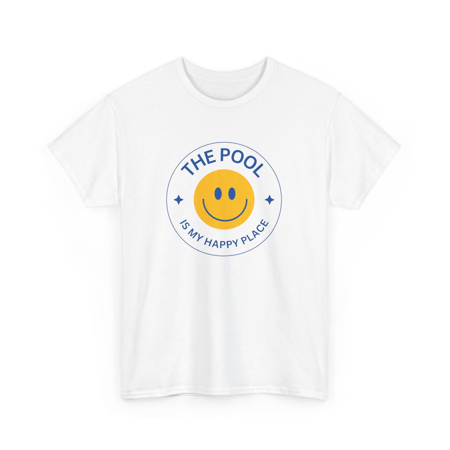 Pool Happy Place: Cotton Unisex Tee