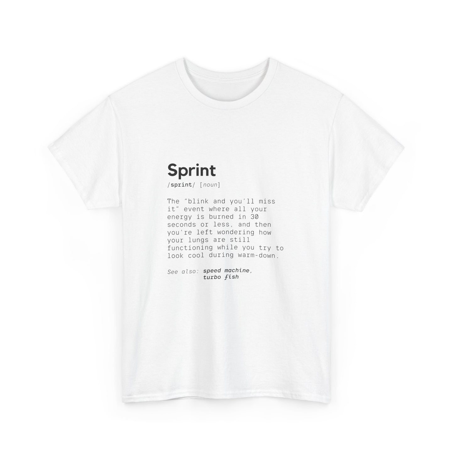 Sprint: Cotton Unisex Tee