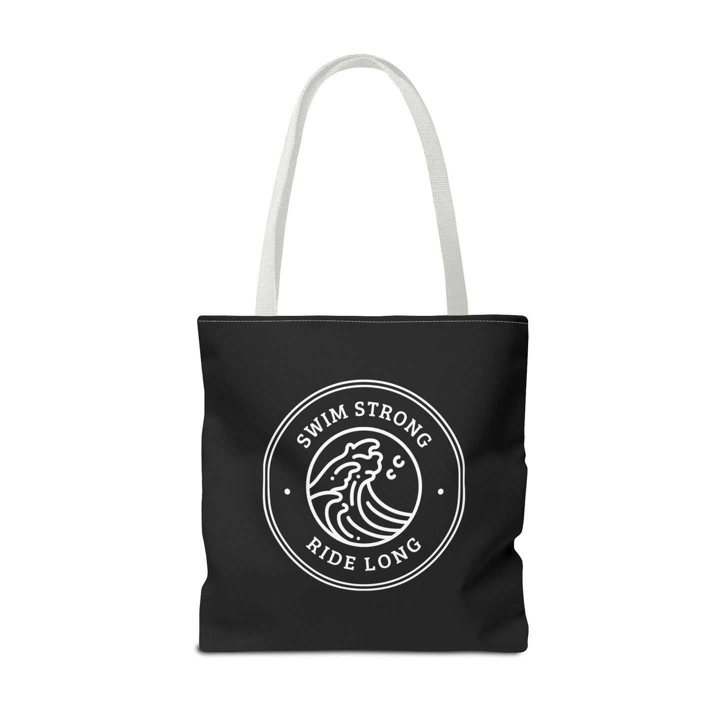 Swim Strong: Black Tote Bag