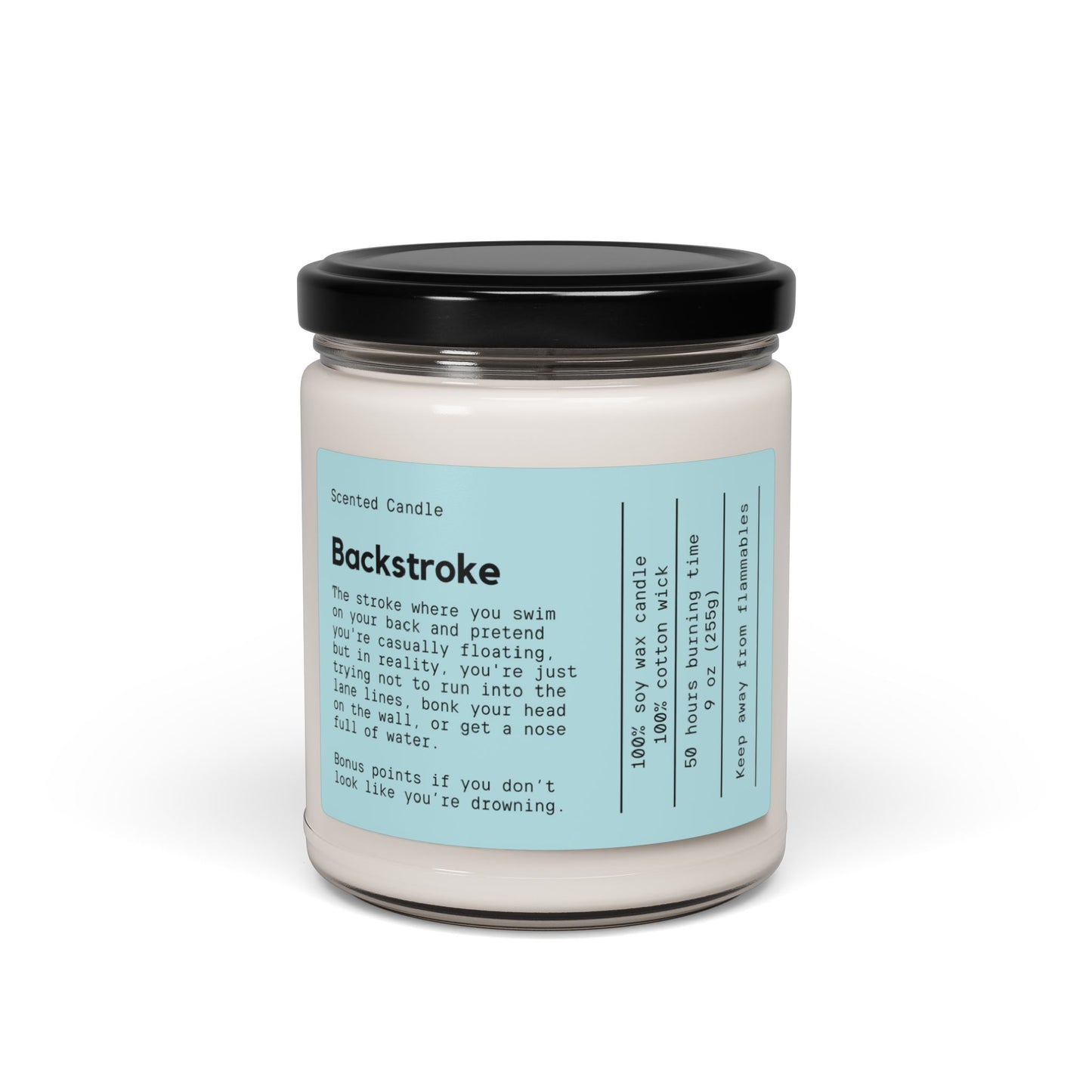 Backstroke: Scented Soy Candle