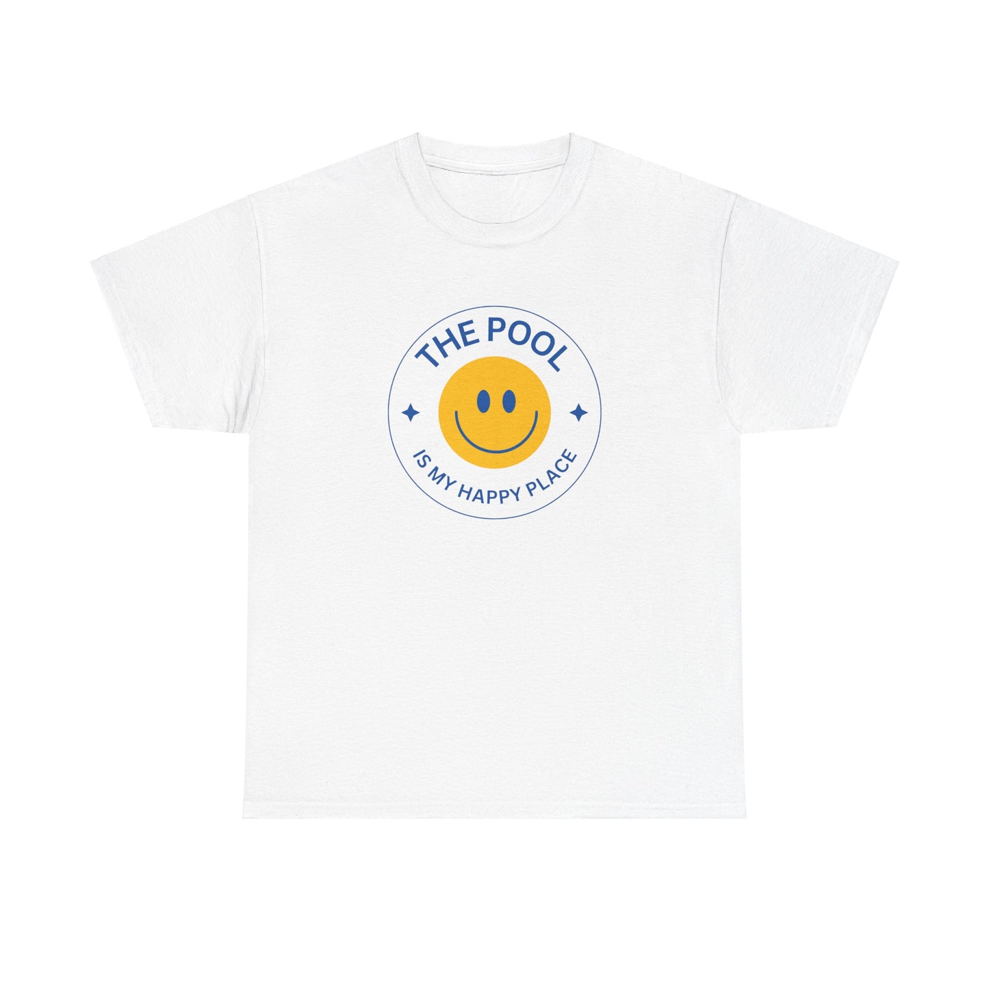 Pool Happy Place: Cotton Unisex Tee