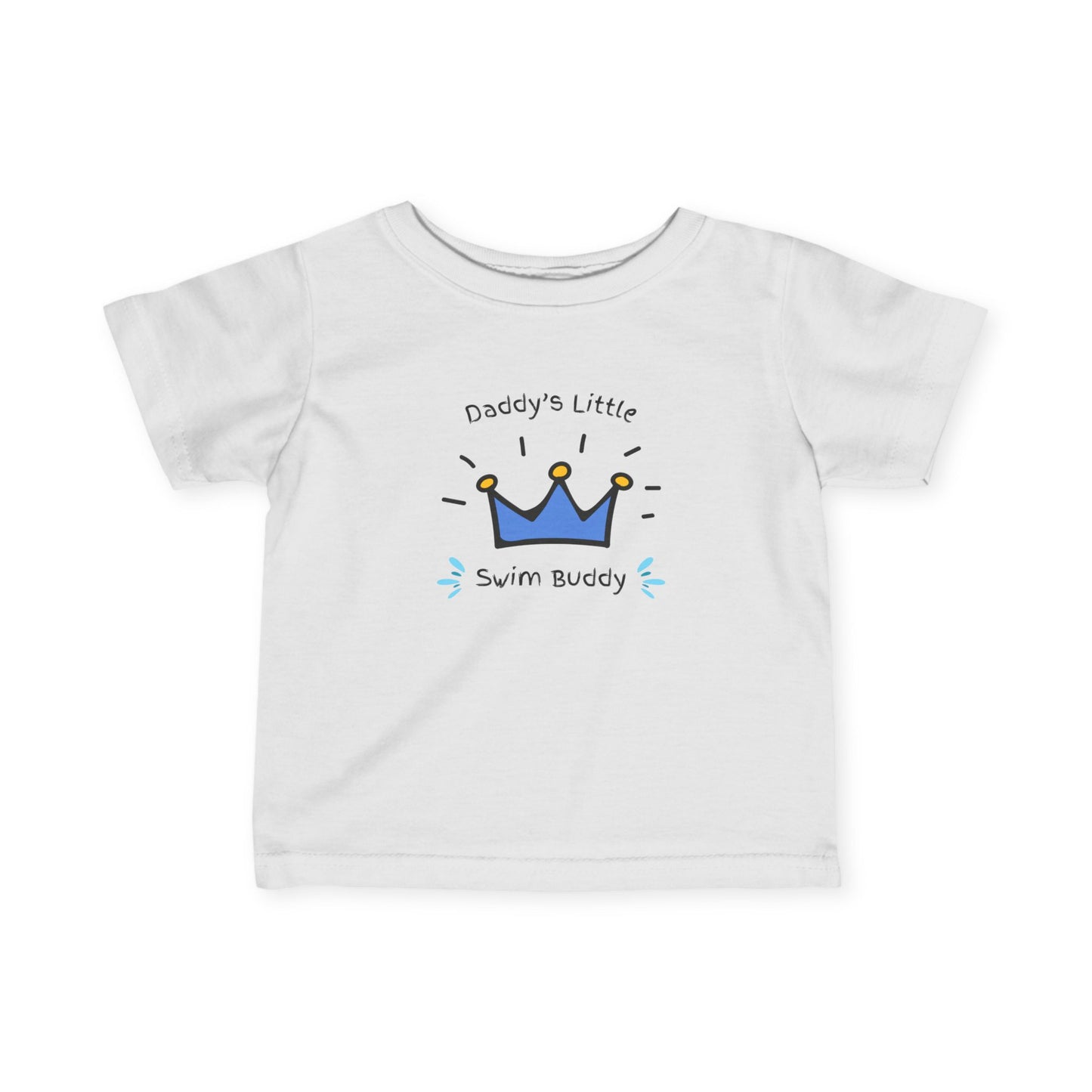 Daddy's Little Swim Buddy (Boy): Infant/Toddler Fine Jersey Tee