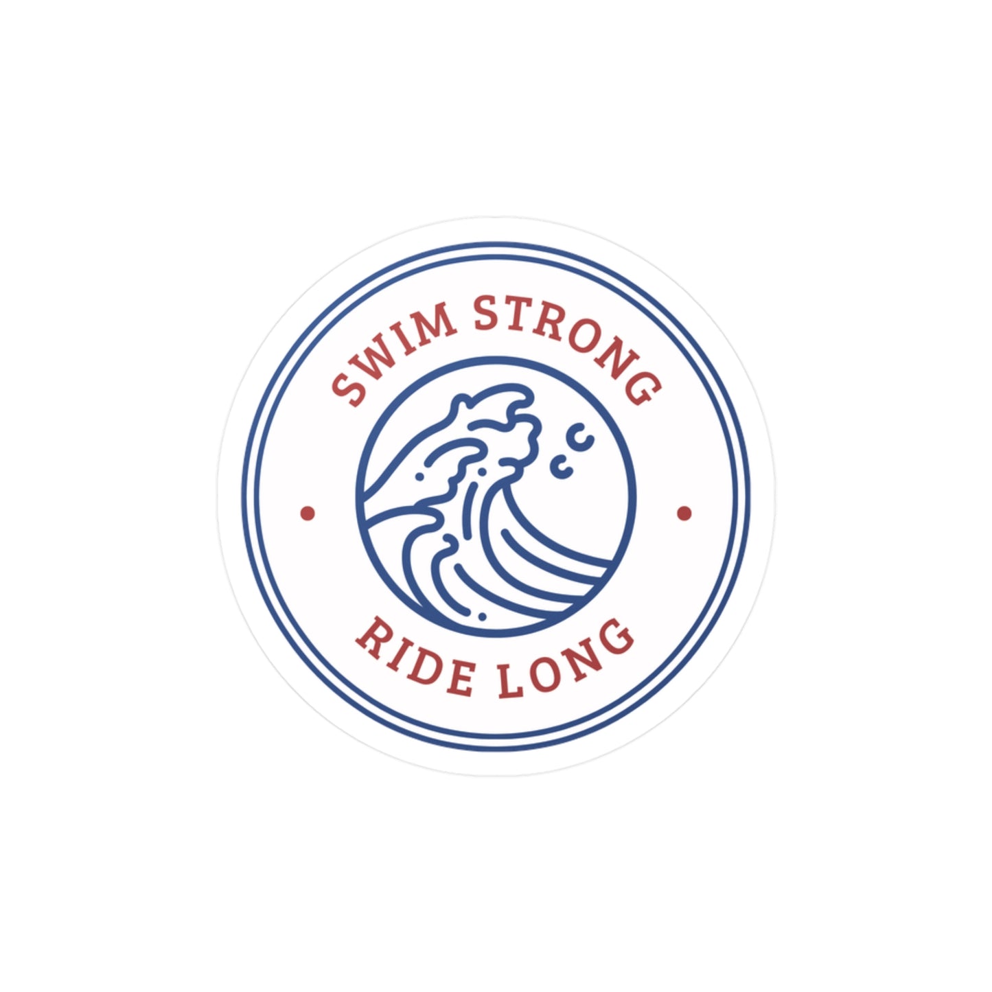 Swim Strong: Vinyl Decal