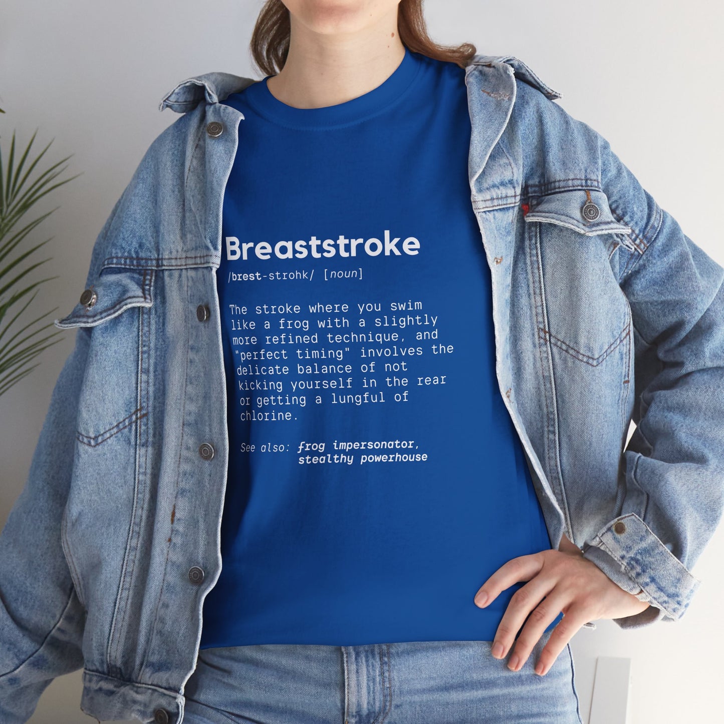Breaststroke: Cotton Unisex Tee