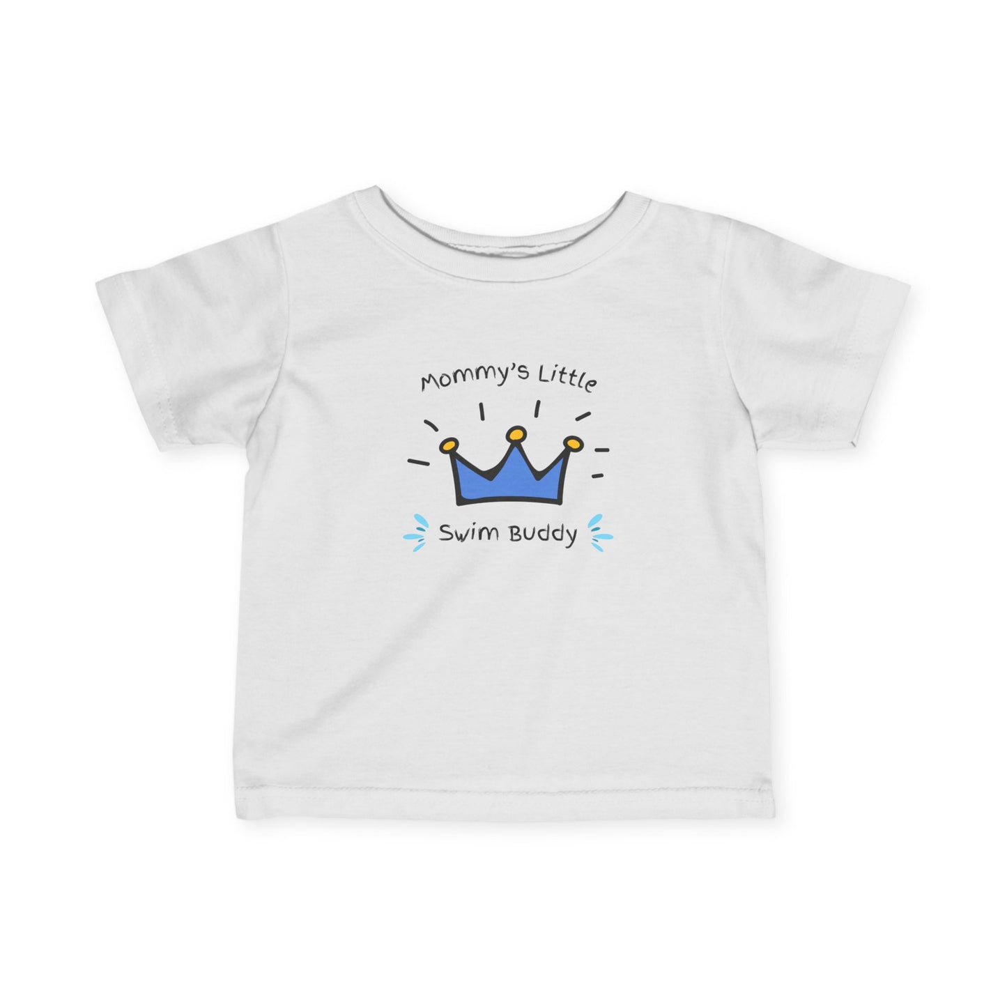 Mommy's Little Swim Buddy (Boy): Infant/Toddler Fine Jersey Tee