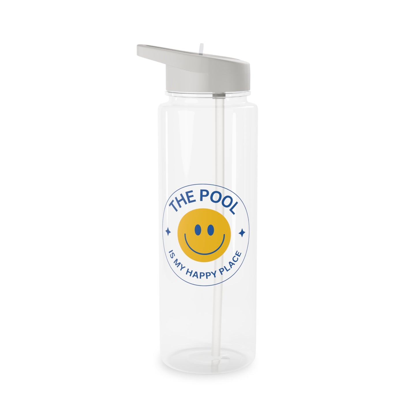 Pool Happy Place: Water Bottle