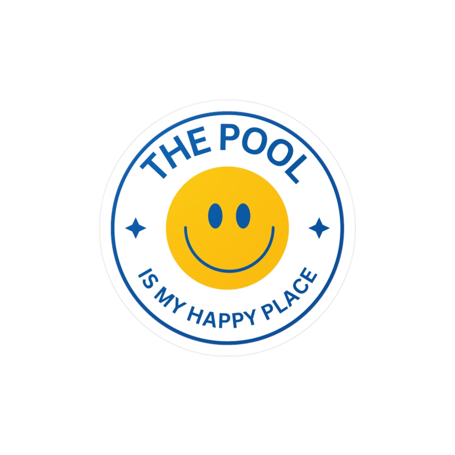 Pool Happy Place: Vinyl Decal