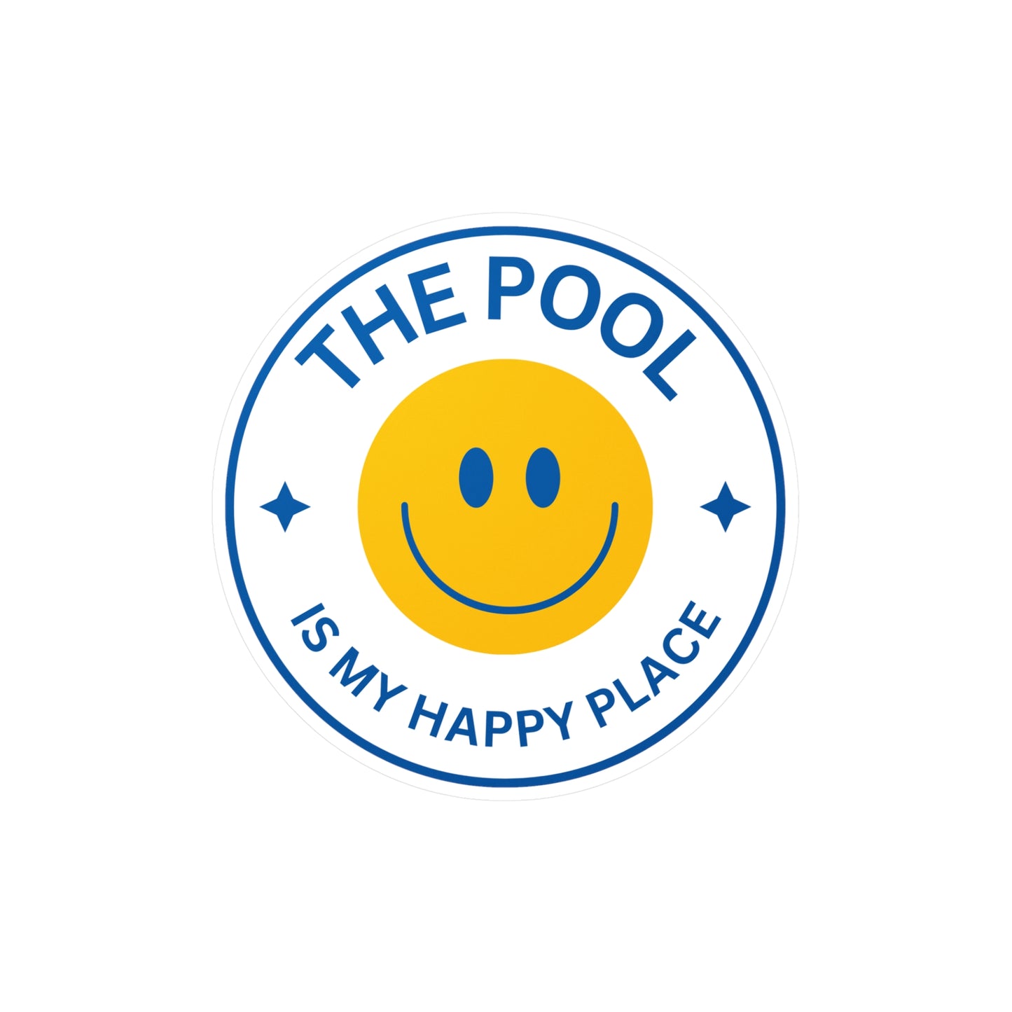 Pool Happy Place: Vinyl Decal