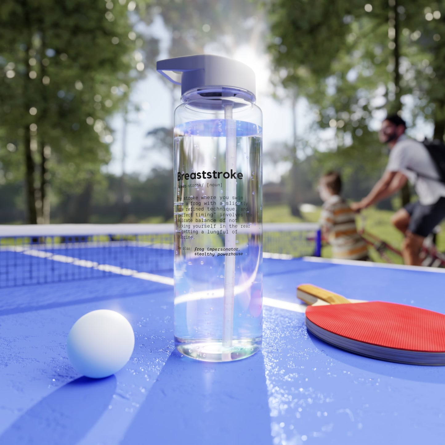 Breaststroke: Water Bottle