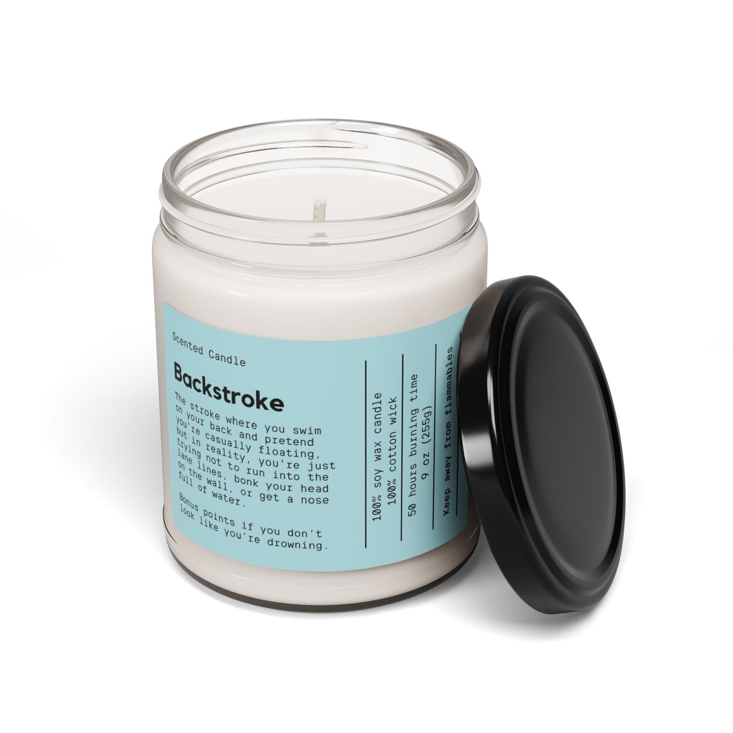 Backstroke: Scented Soy Candle