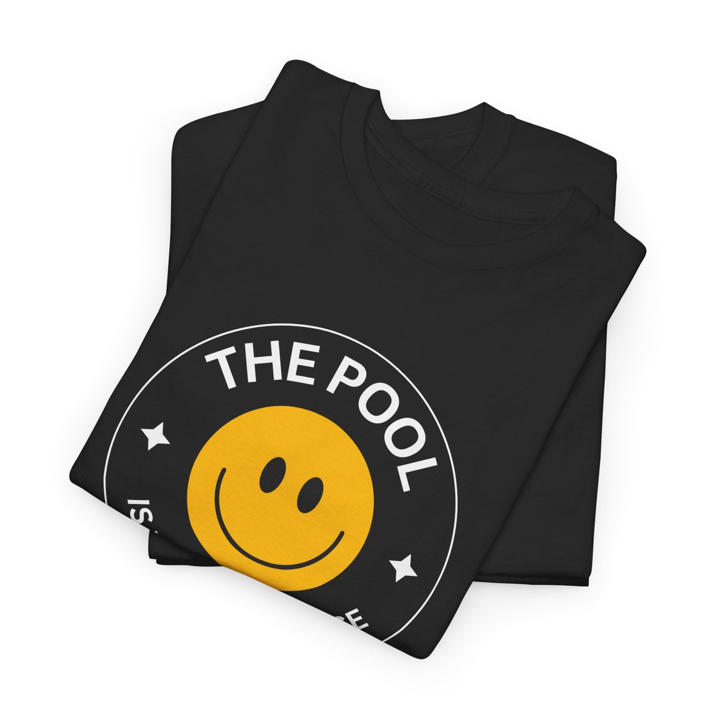 Pool Happy Place: Cotton Unisex Tee