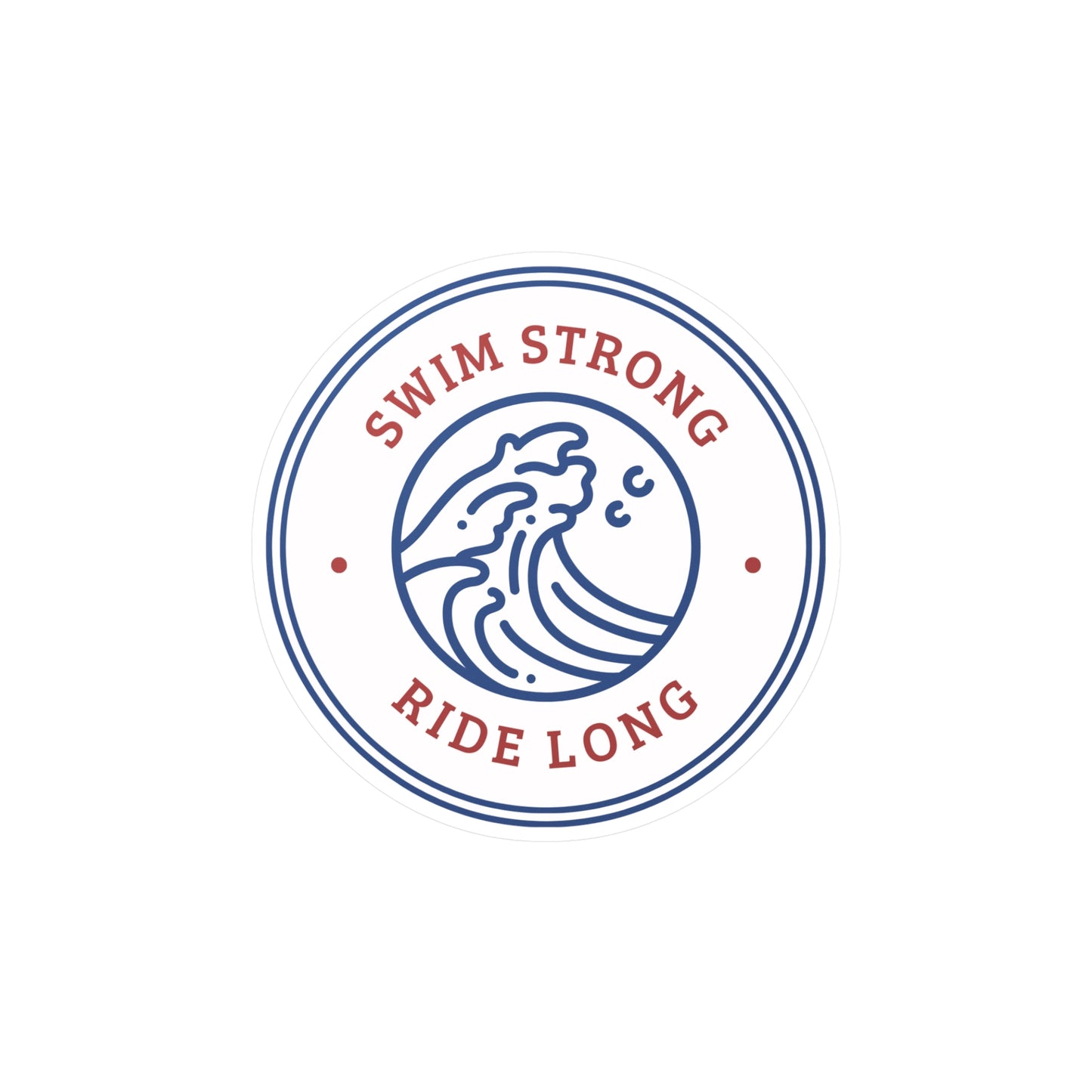 Swim Strong: Vinyl Decal
