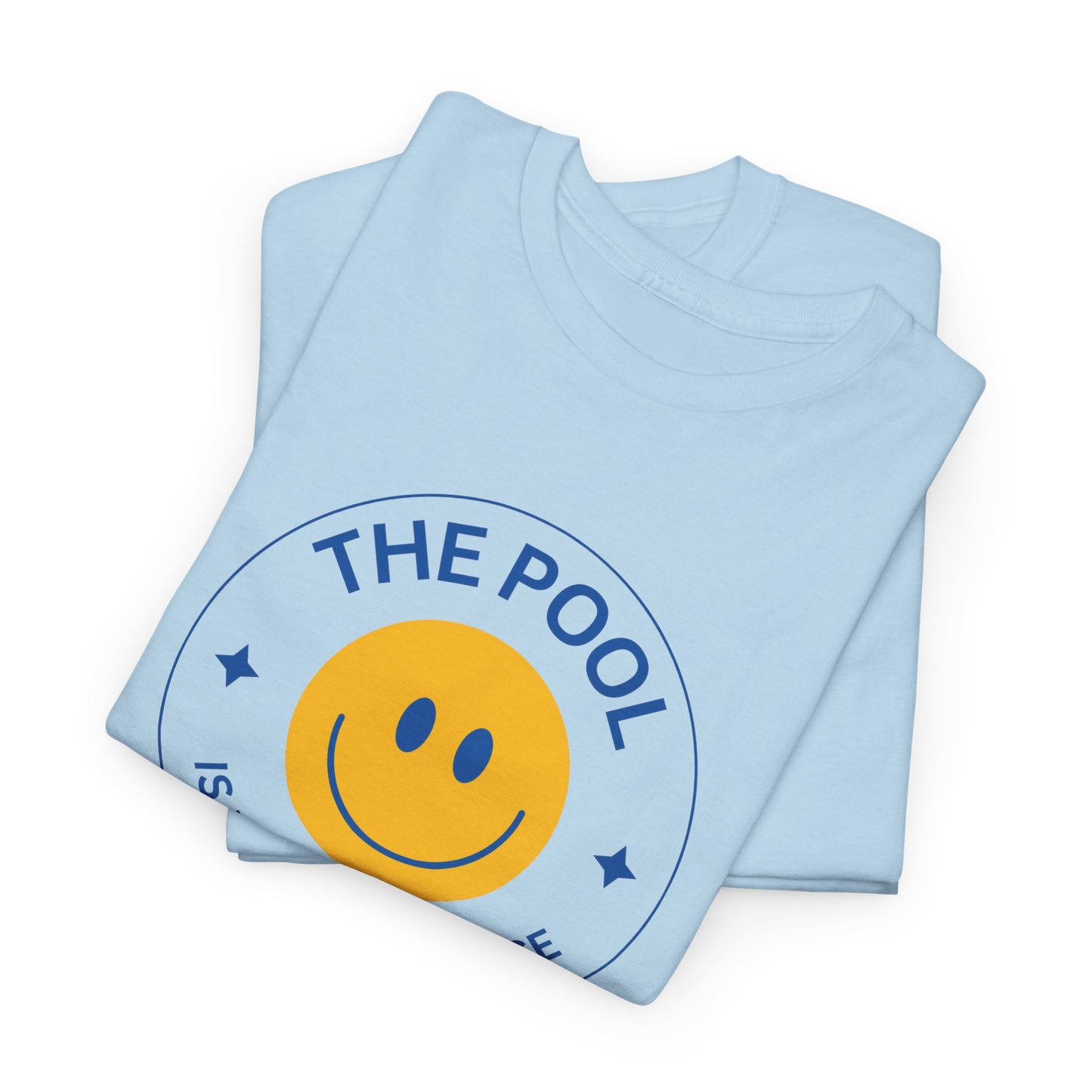 Pool Happy Place: Cotton Unisex Tee