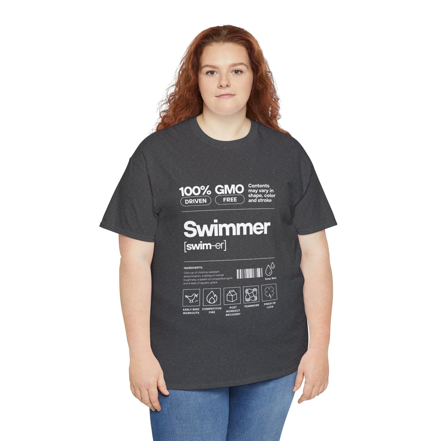 Swimmer Ingredients: Cotton Unisex Tee