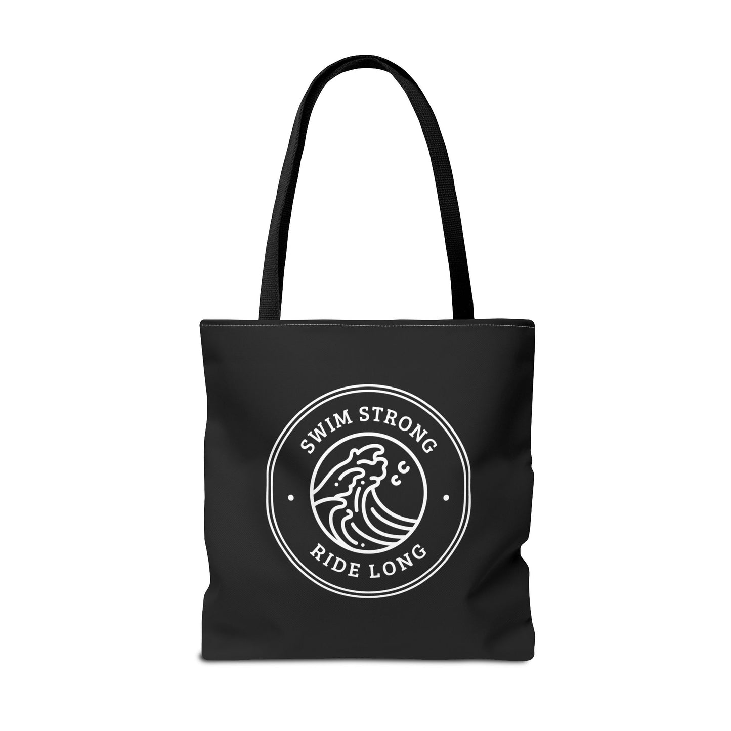 Swim Strong: Black Tote Bag