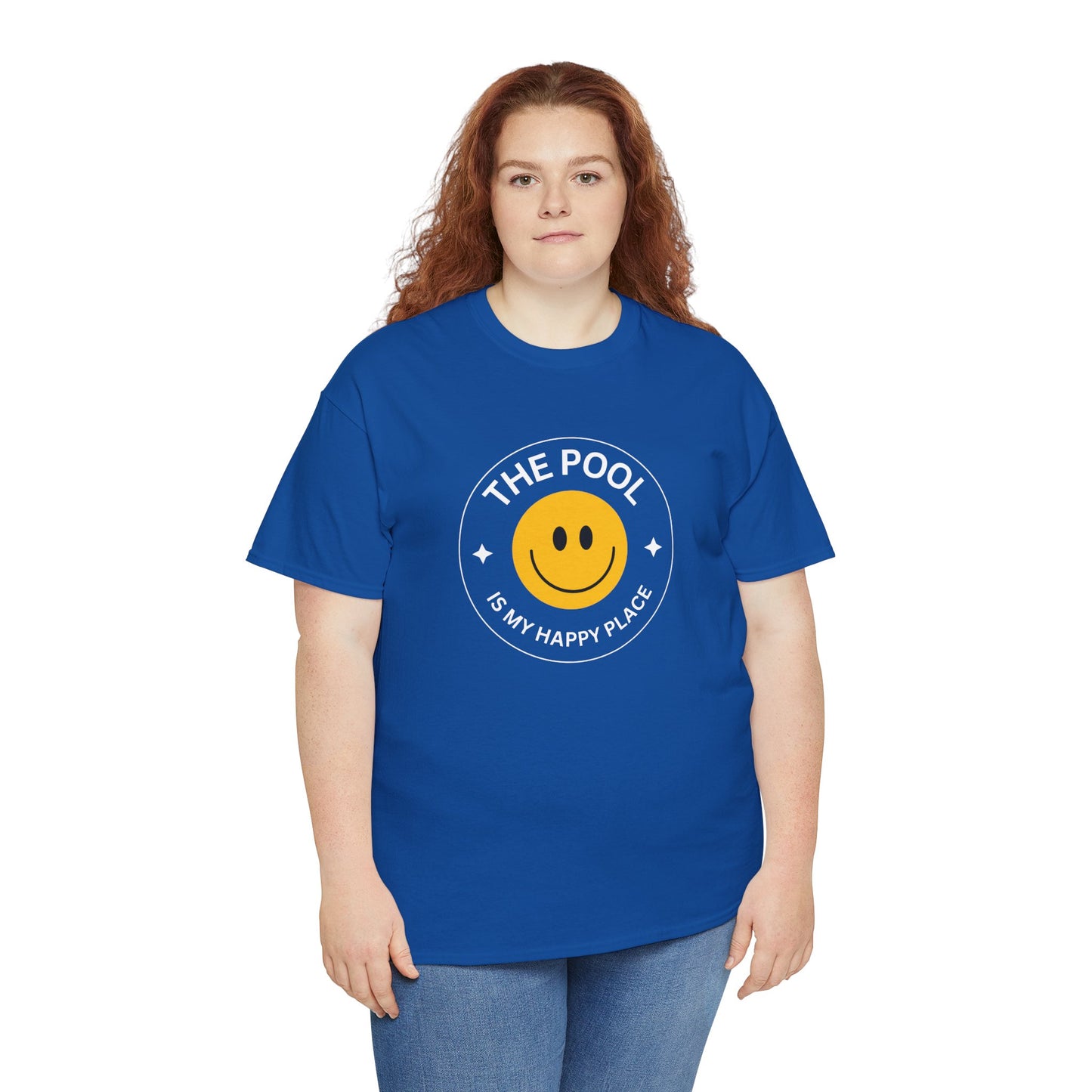 Pool Happy Place: Cotton Unisex Tee