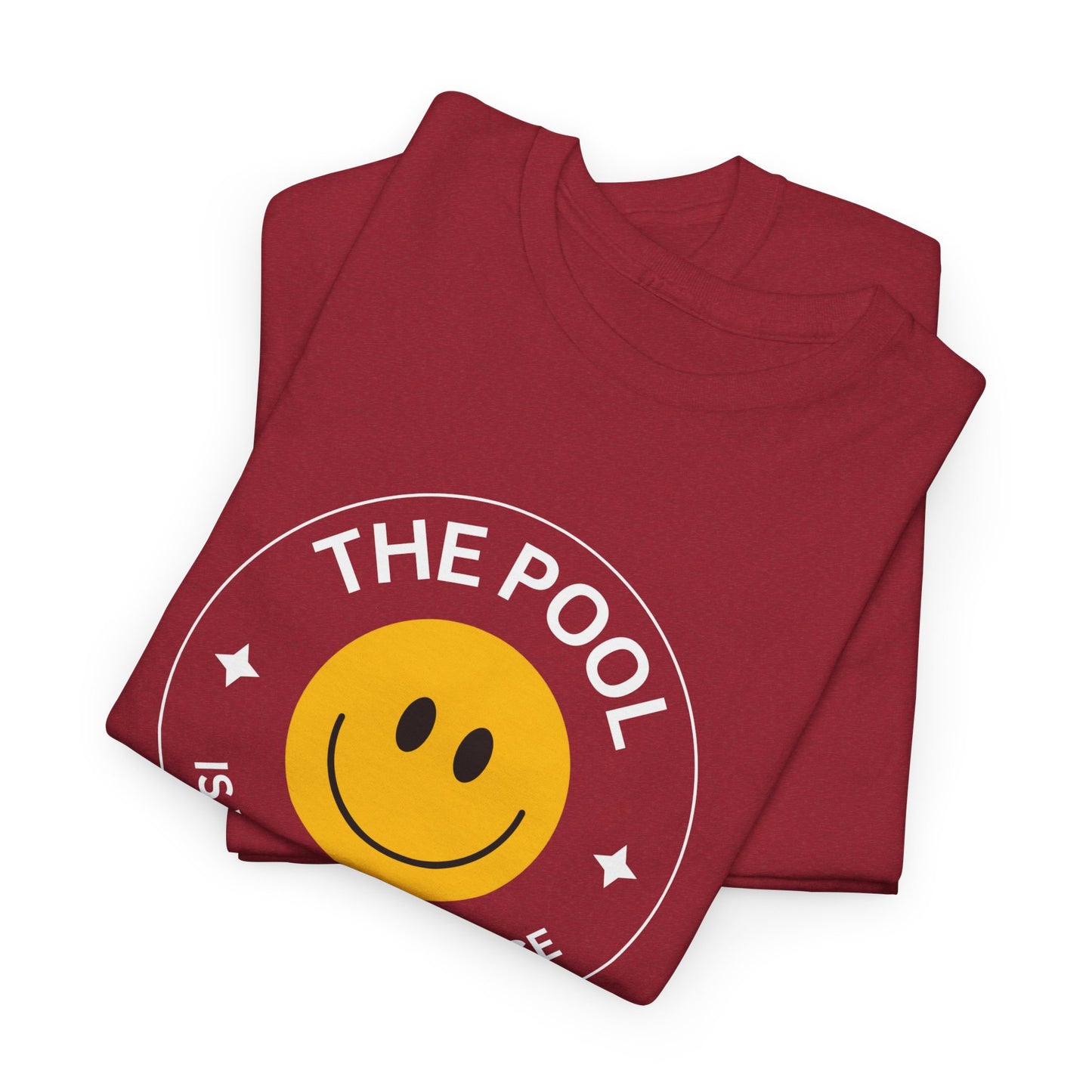 Pool Happy Place: Cotton Unisex Tee