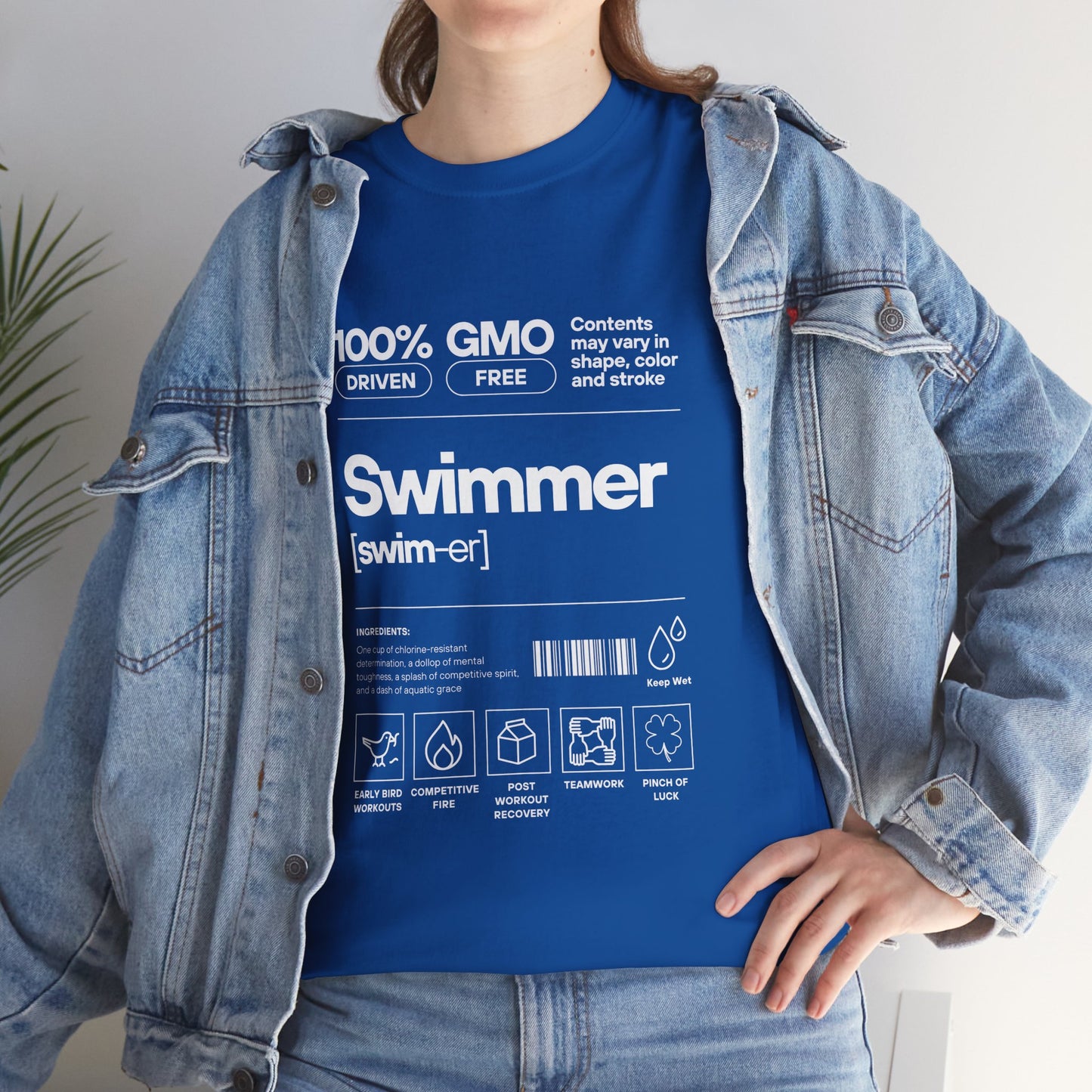 Swimmer Ingredients: Cotton Unisex Tee