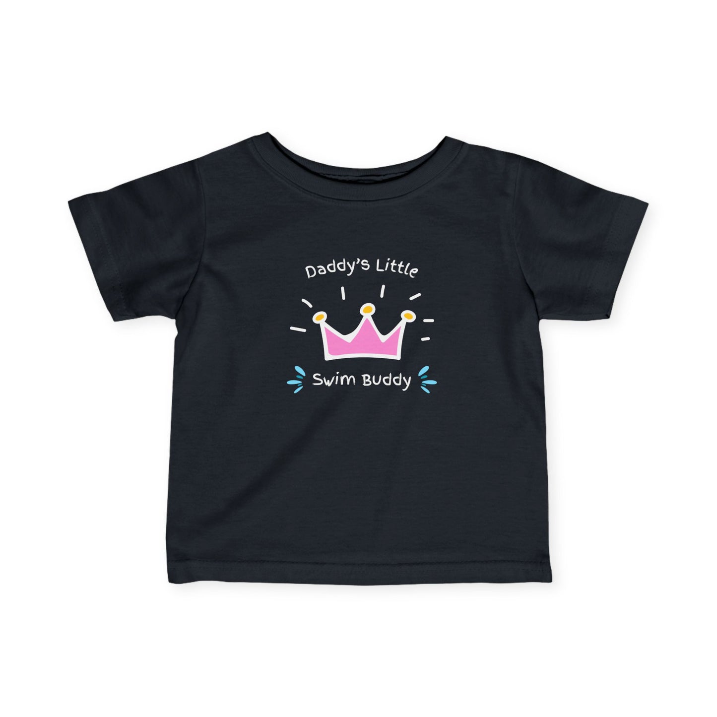 Daddy's Little Swim Buddy (Girl): Infant/Toddler Fine Jersey Tee