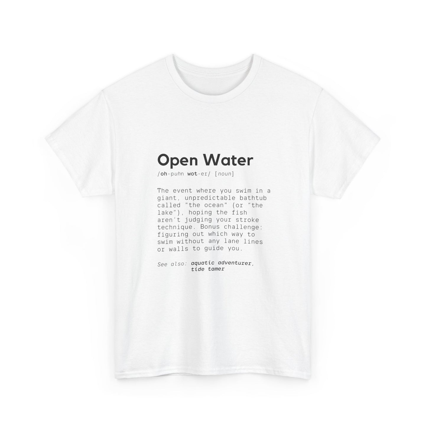 Open Water: Cotton Unisex Tee