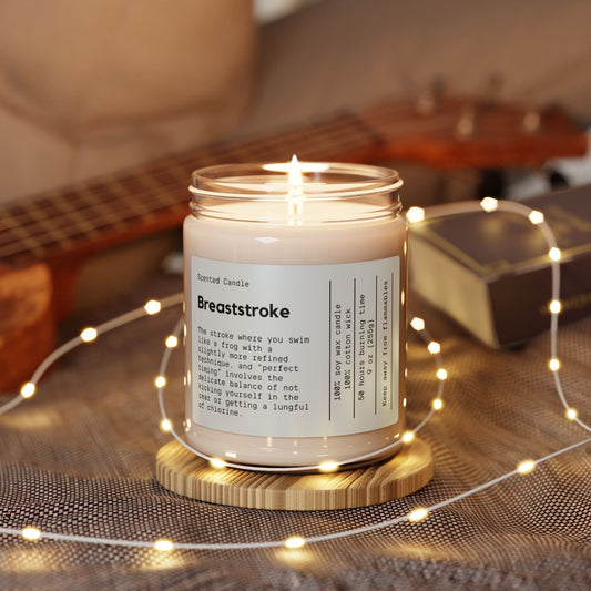 Breastroke: Scented Soy Candle