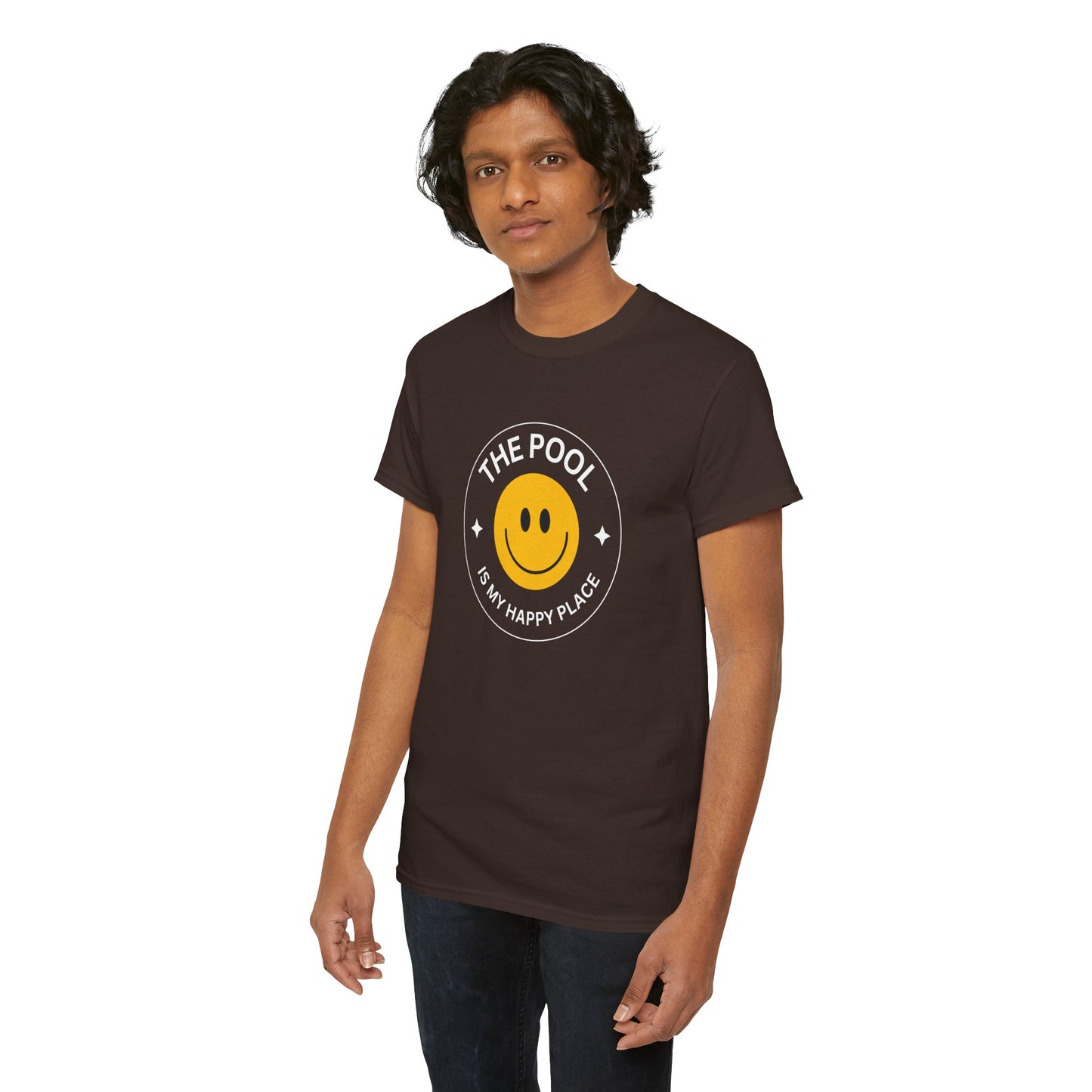 Pool Happy Place: Cotton Unisex Tee