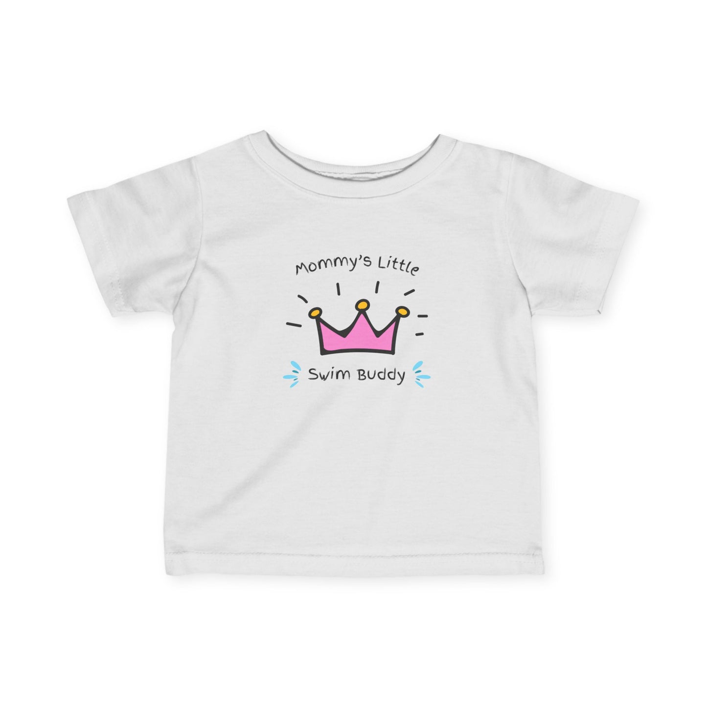 Mommy's Little Swim Buddy (Girl): Infant/Toddler Fine Jersey Tee