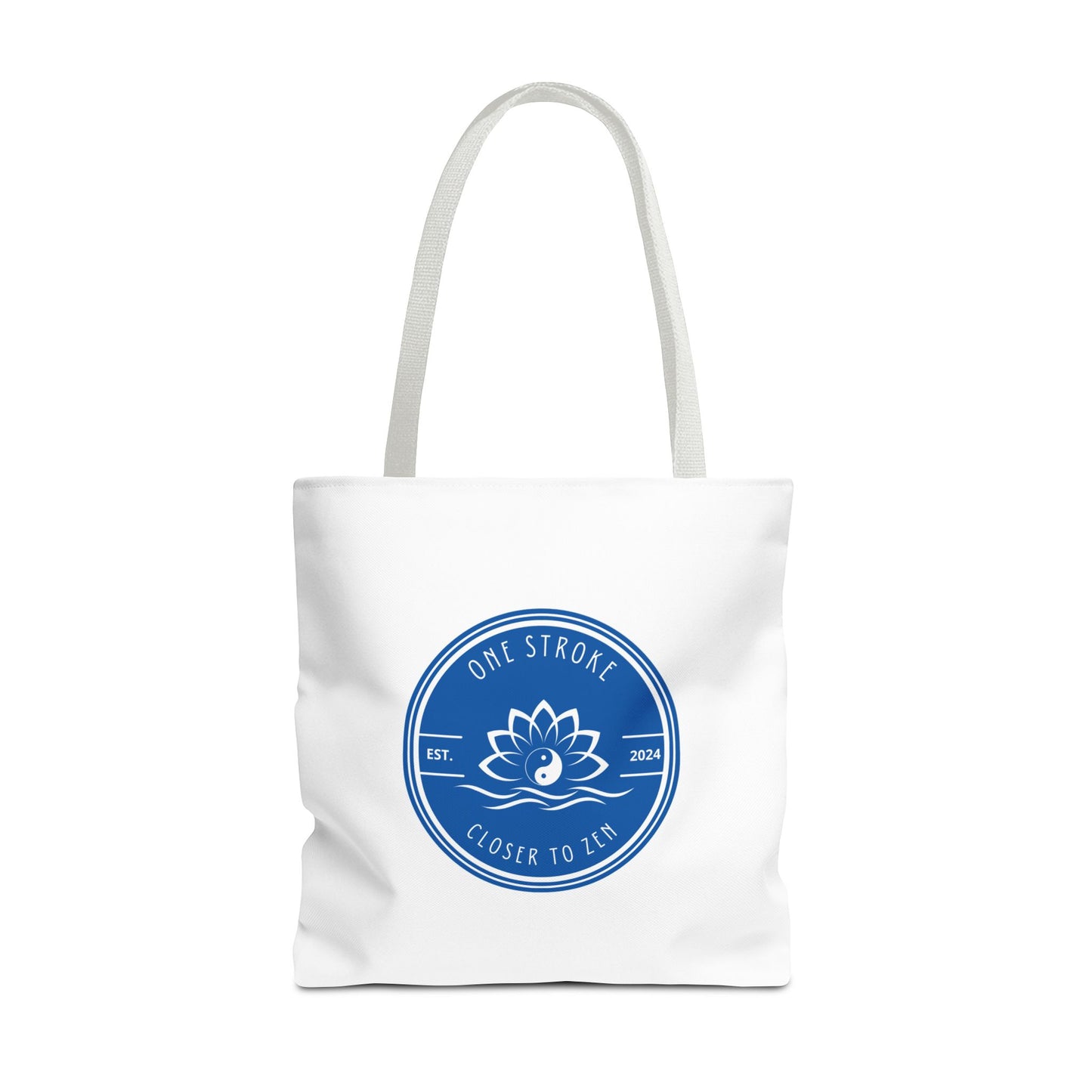 Closer to Zen: White Tote Bag