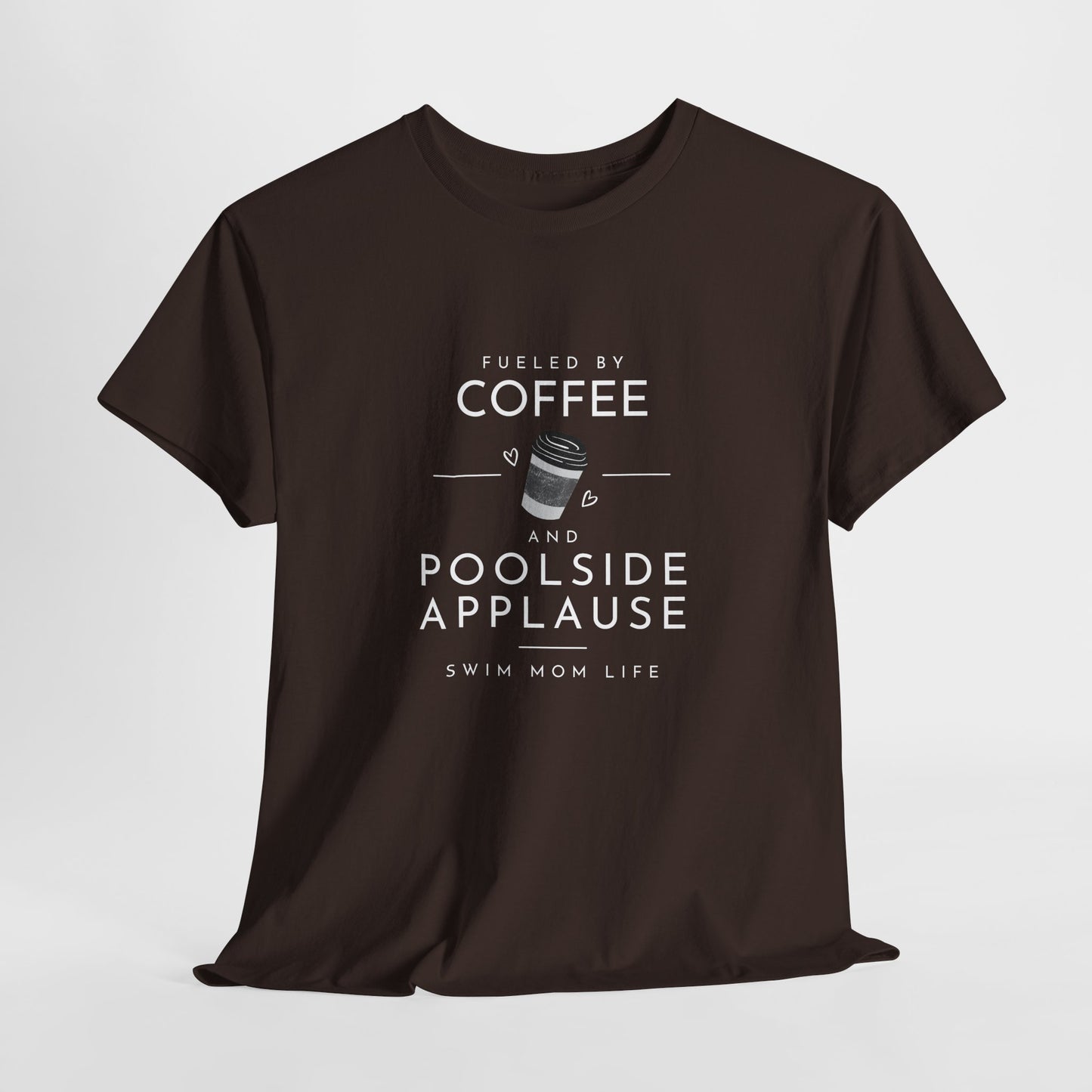 Swim Mom Fueled by Coffee: Cotton Unisex Tee