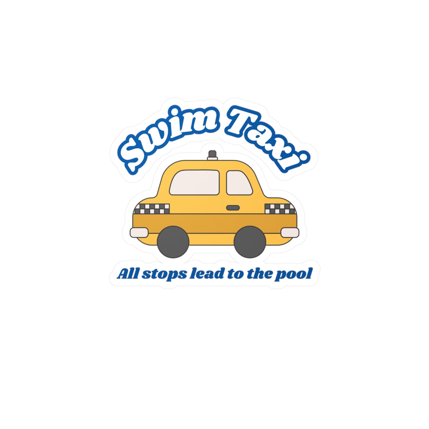 Swim Taxi: Vinyl Decal