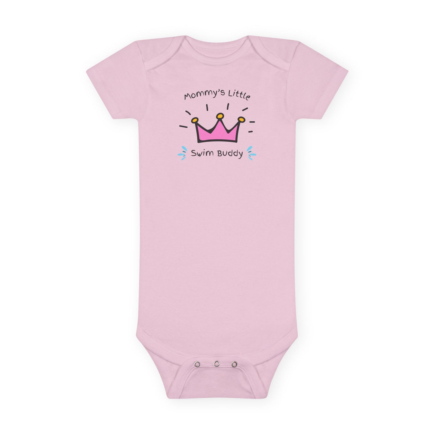 Mommy's Little Swim Buddy (Girl): Baby Short Sleeve Onesie®