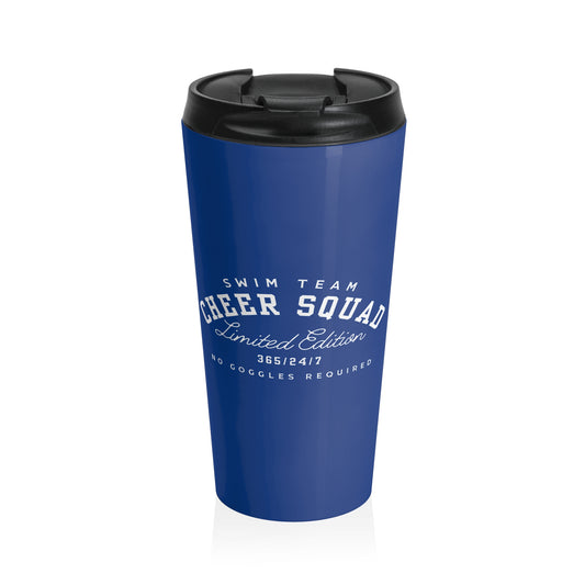 Cheer Squad: Blue Stainless Steel Travel Mug