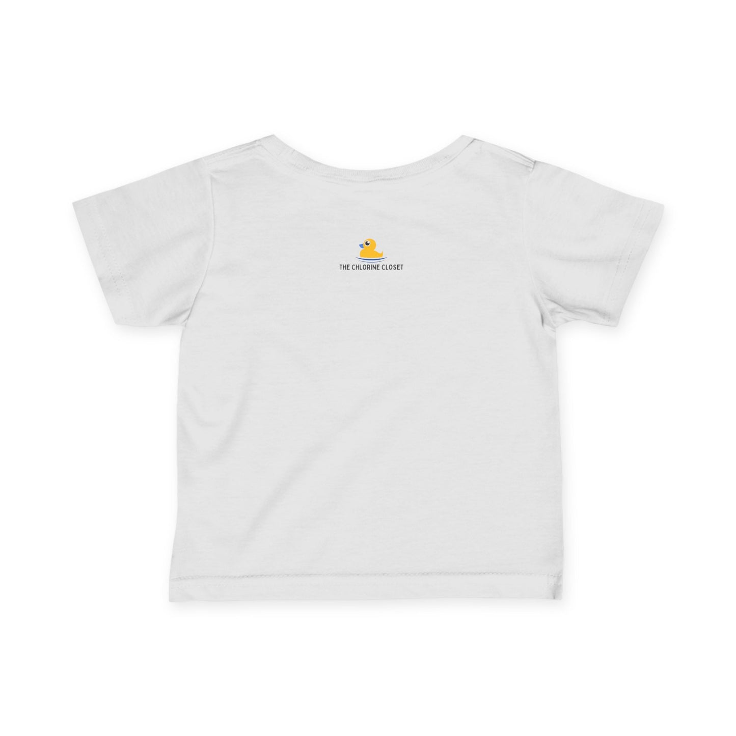 Santa's Little Swimmer: Infant/Toddler Fine Jersey Tee