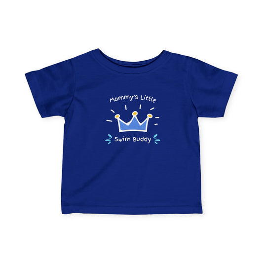 Mommy's Little Swim Buddy (Boy): Infant/Toddler Fine Jersey Tee