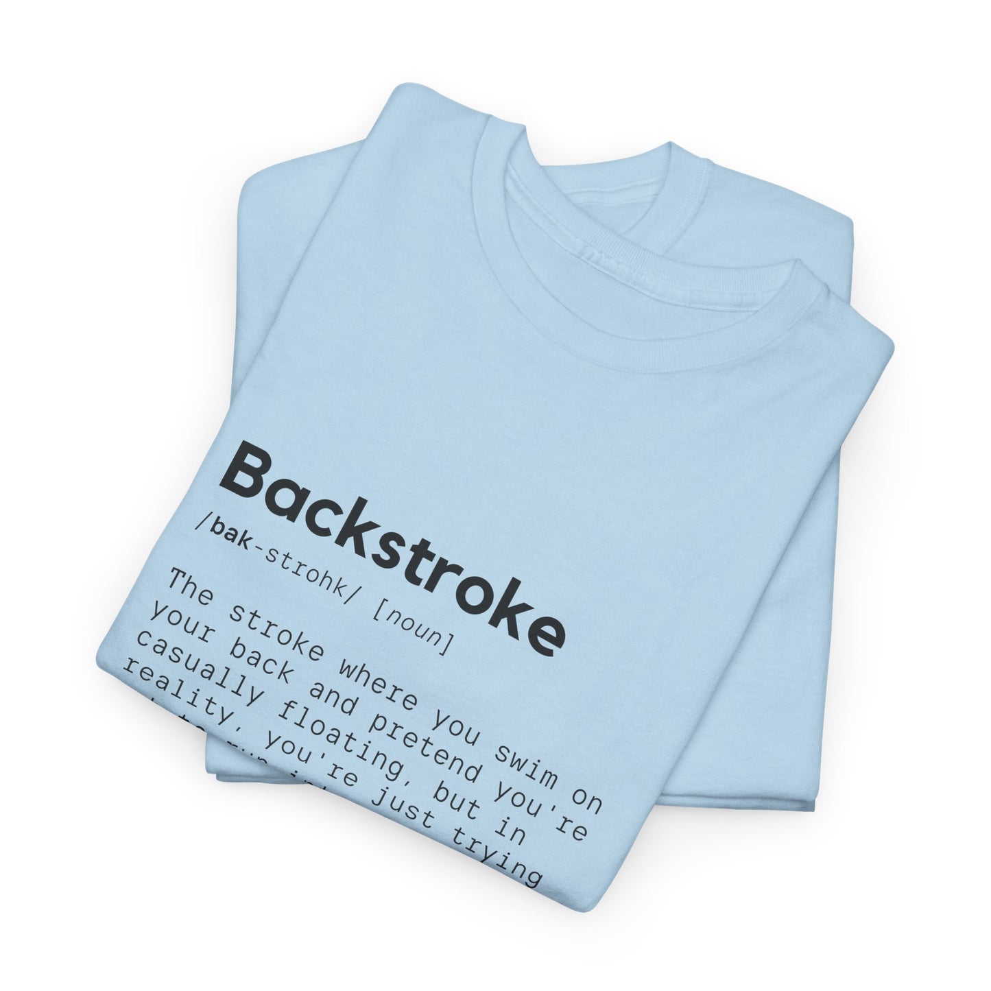 Backstroke: Cotton Unisex Tee