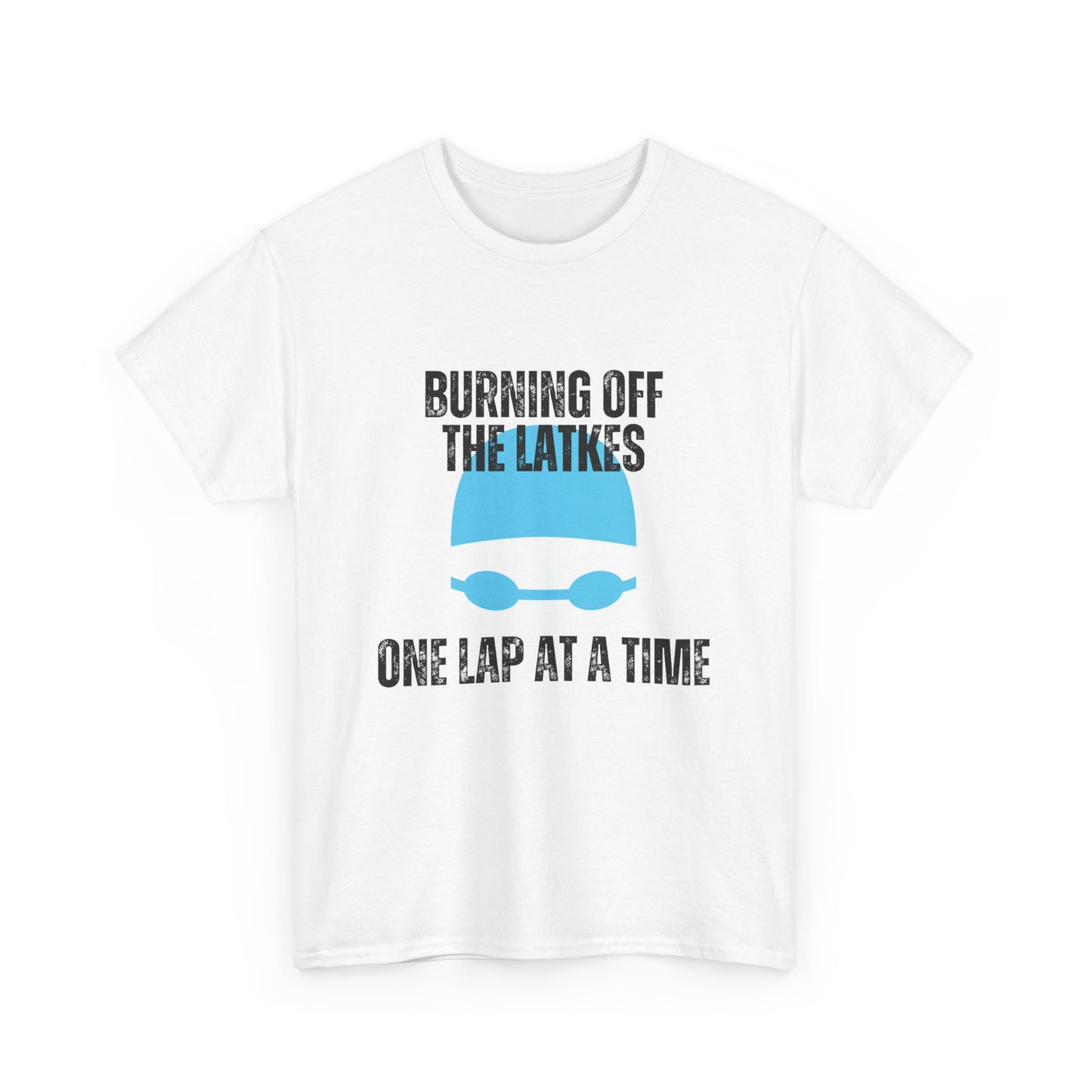 Burning Off the Latkes One Lap at a Time: Cotton Unisex Tee