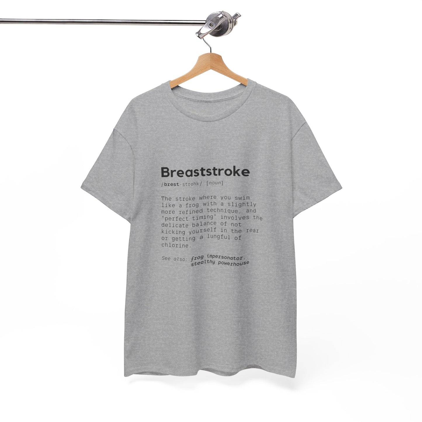 Breaststroke: Cotton Unisex Tee