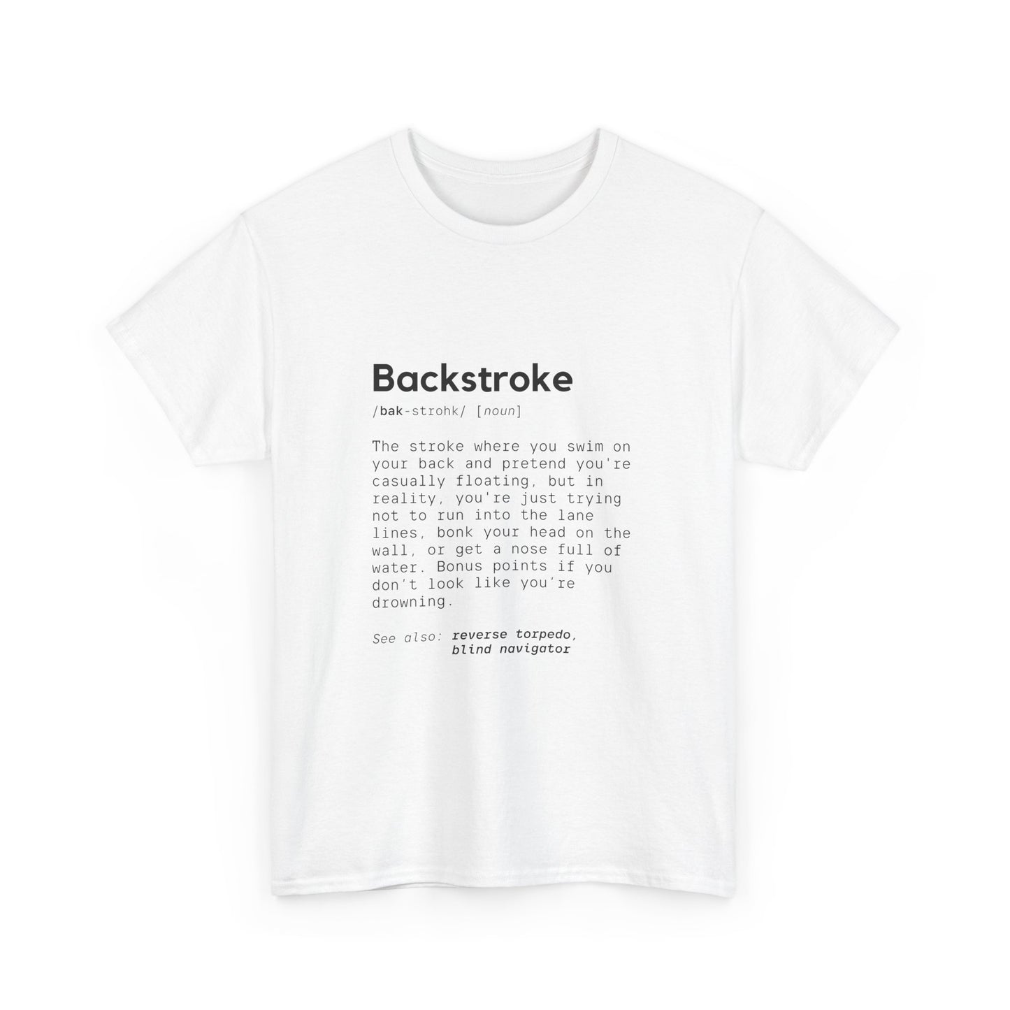 Backstroke: Cotton Unisex Tee