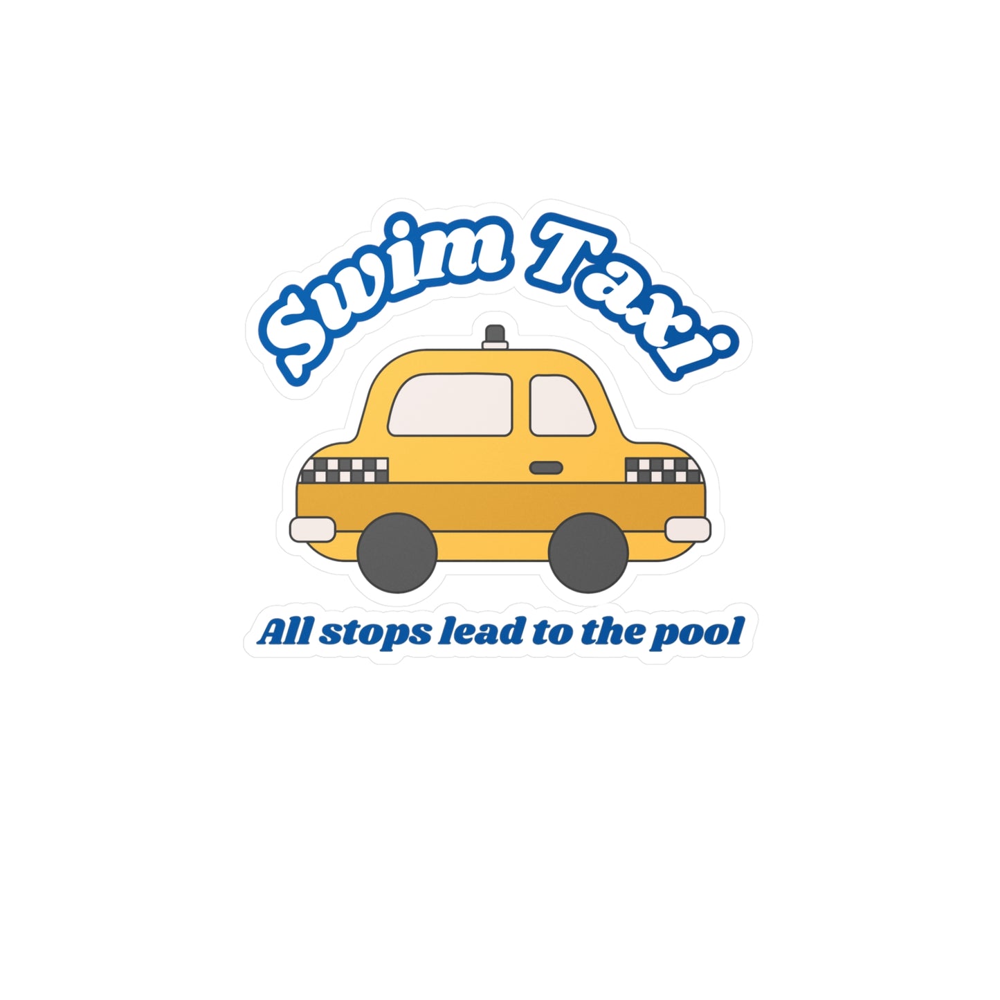 Swim Taxi: Vinyl Decal