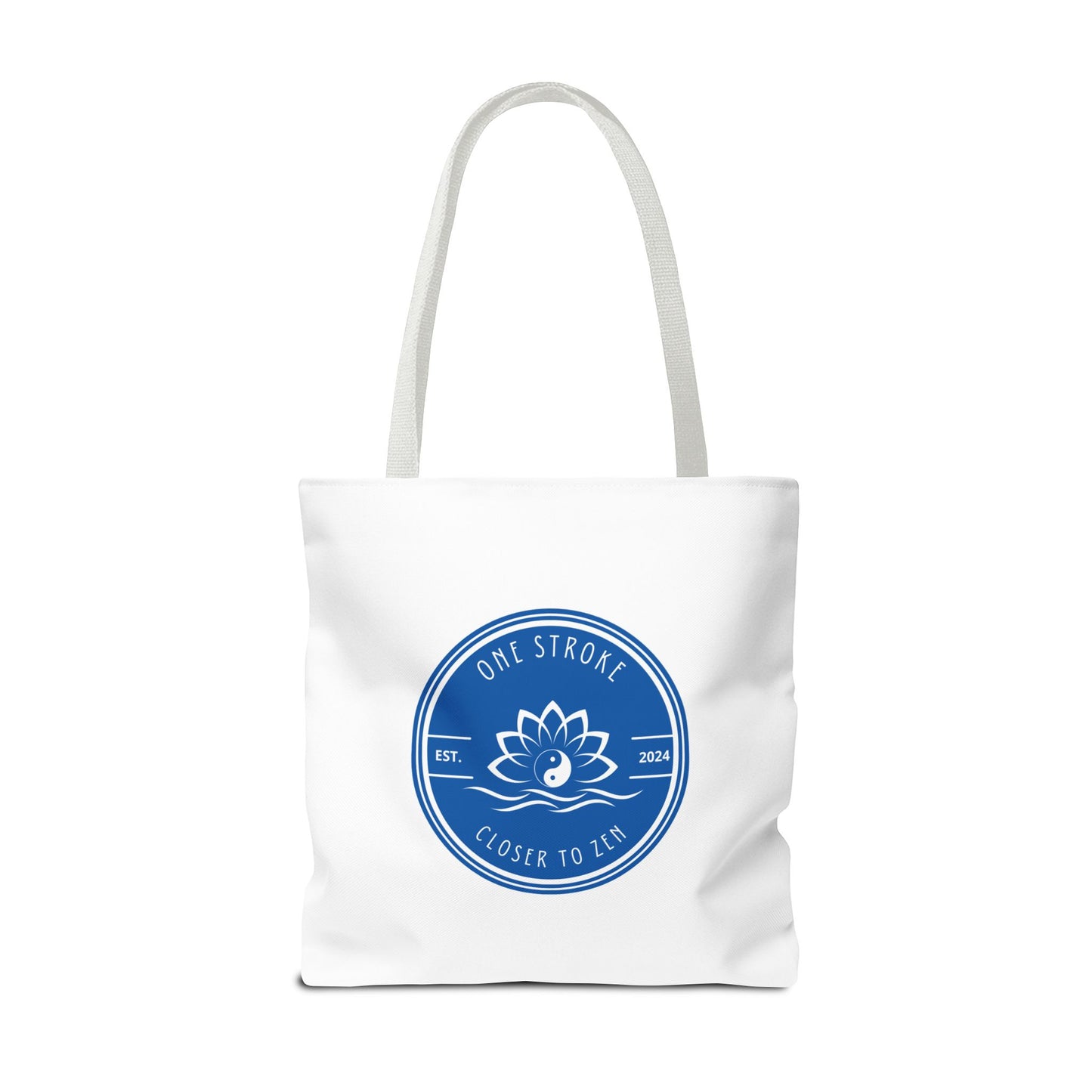 Closer to Zen: White Tote Bag