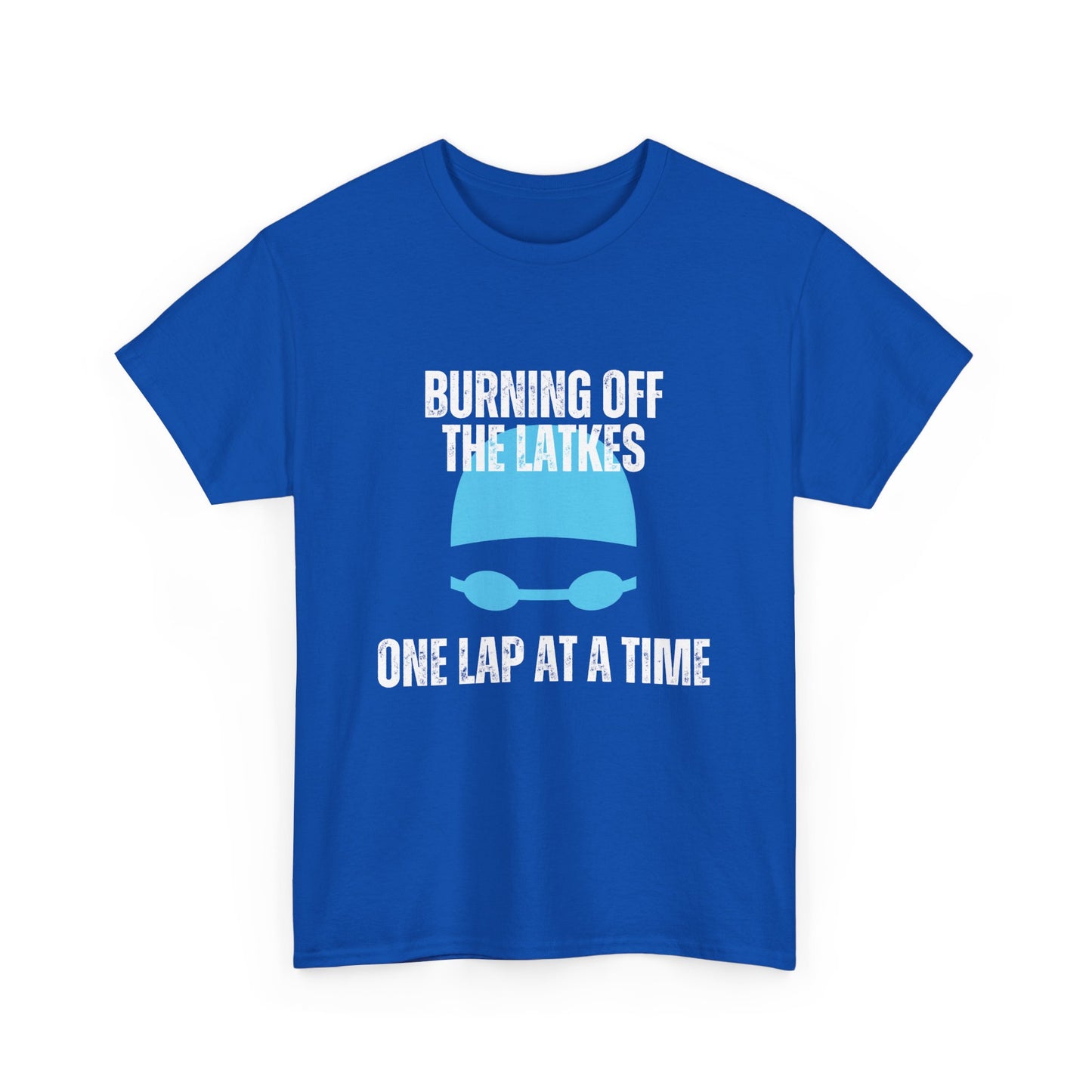 Burning Off the Latkes One Lap at a Time: Cotton Unisex Tee