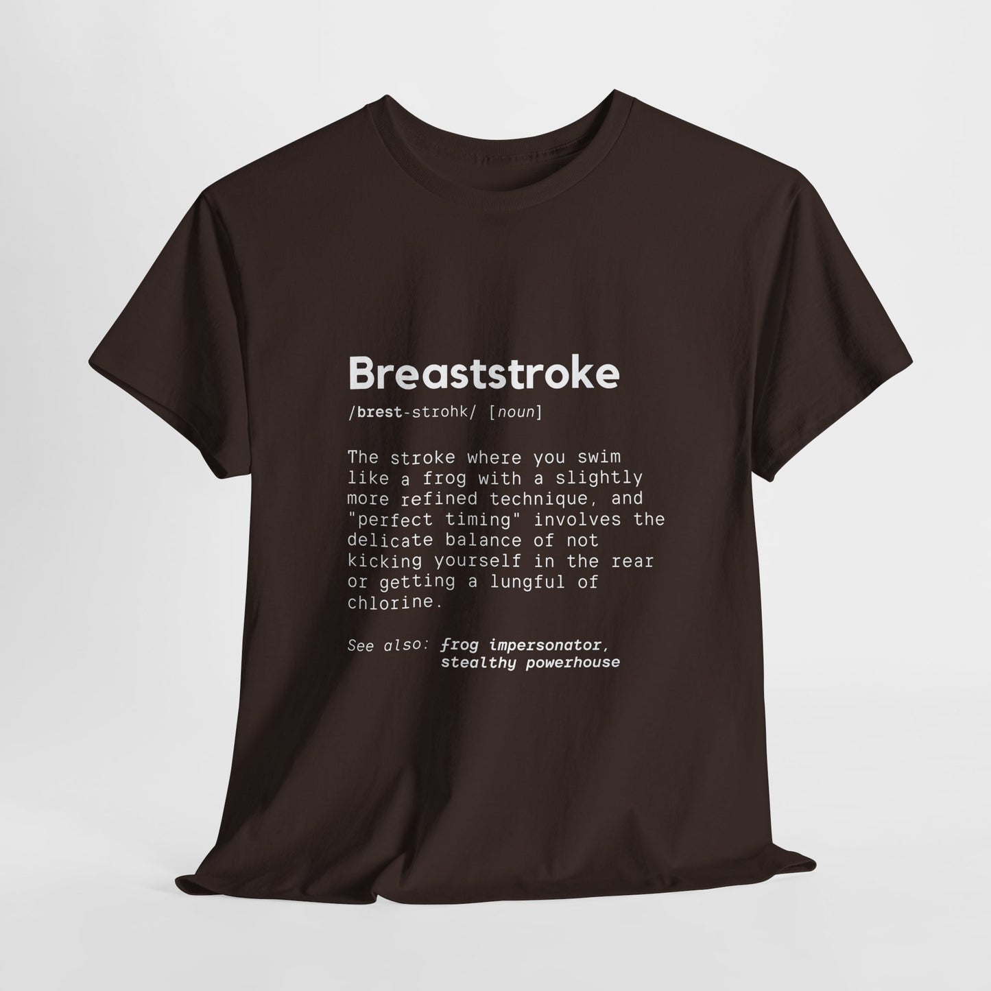 Breaststroke: Cotton Unisex Tee