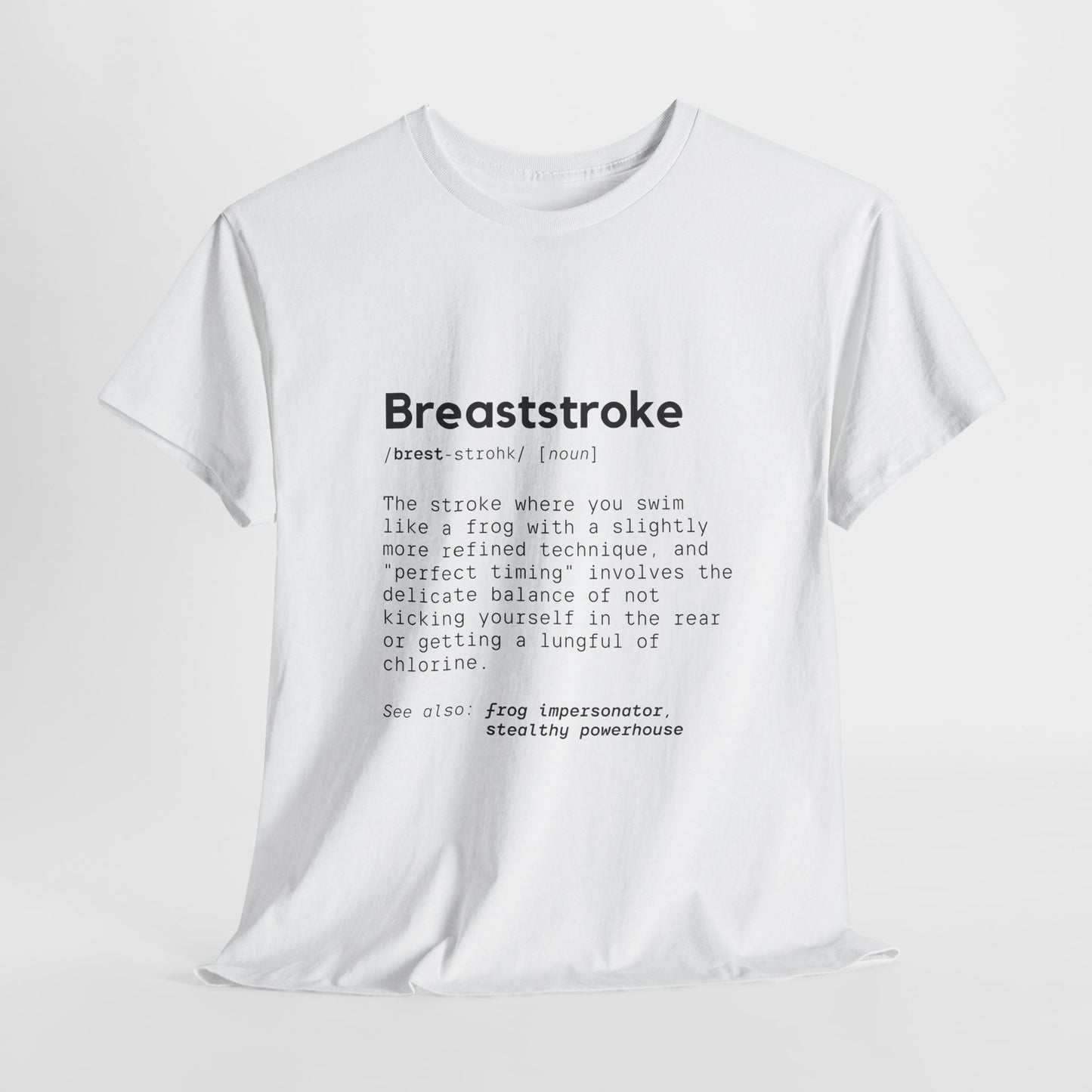 Breaststroke: Cotton Unisex Tee