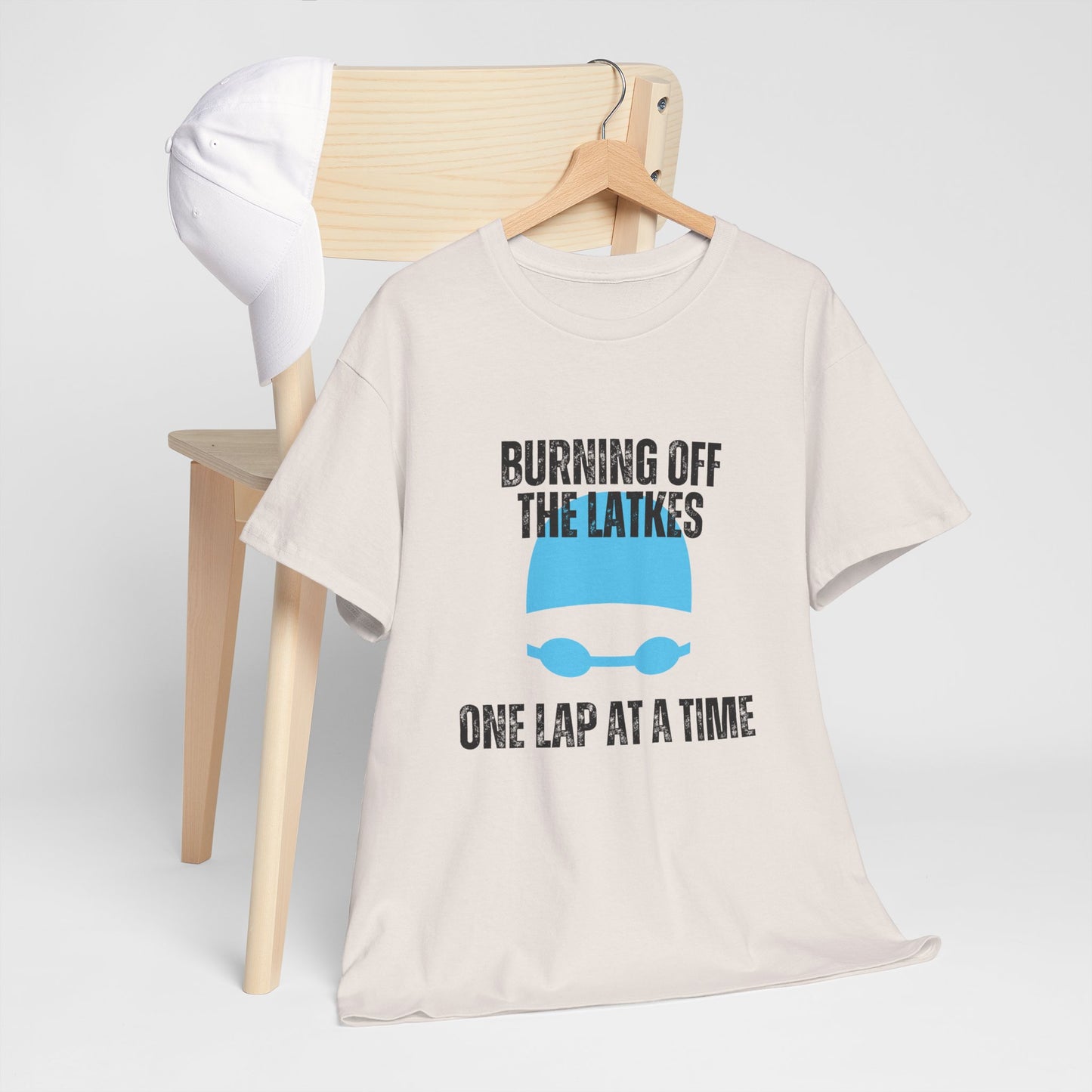 Burning Off the Latkes One Lap at a Time: Cotton Unisex Tee