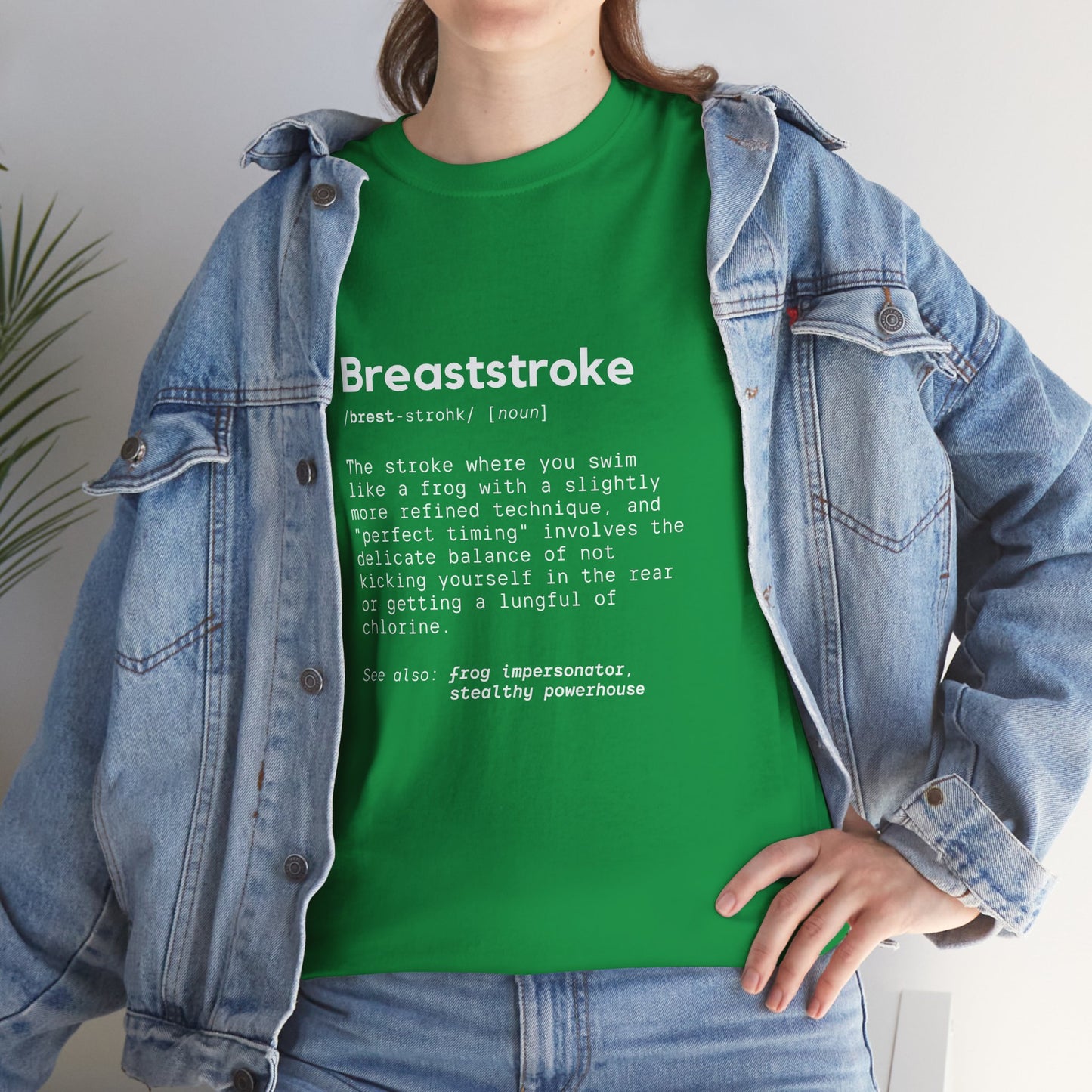 Breaststroke: Cotton Unisex Tee