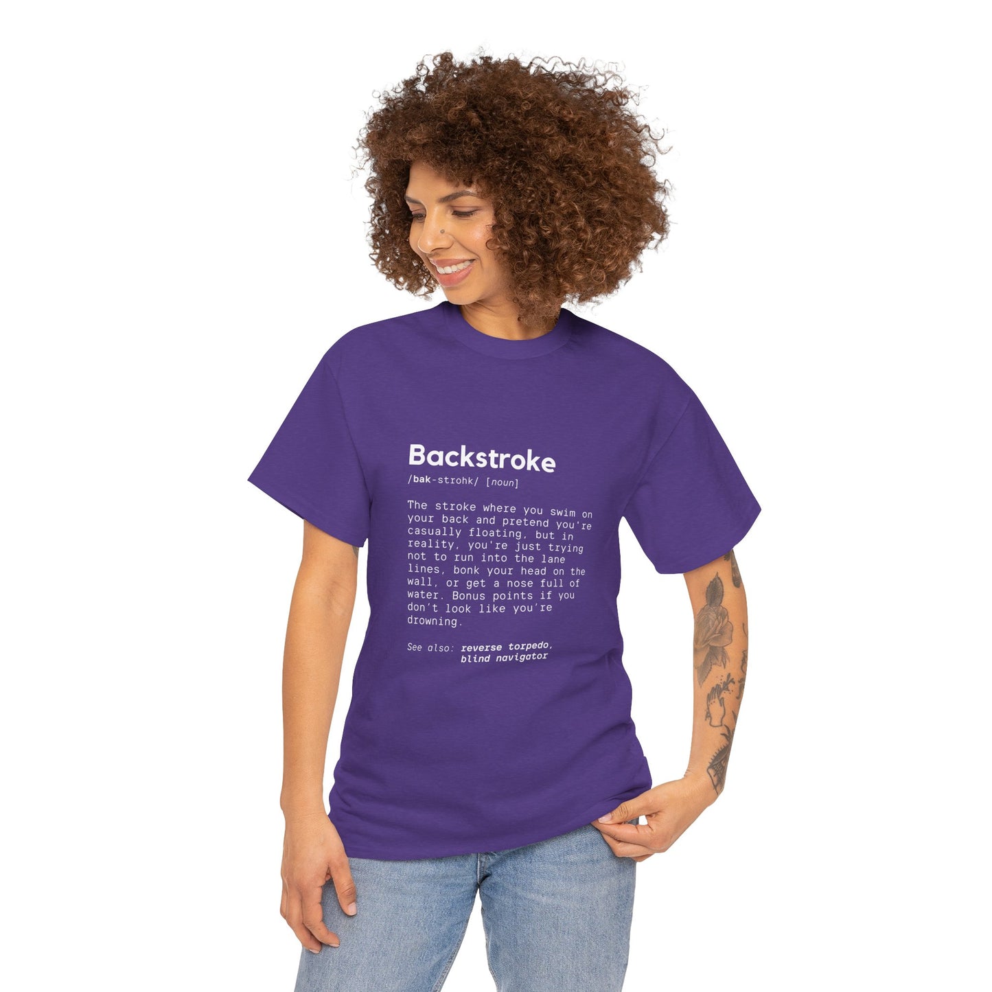 Backstroke: Cotton Unisex Tee