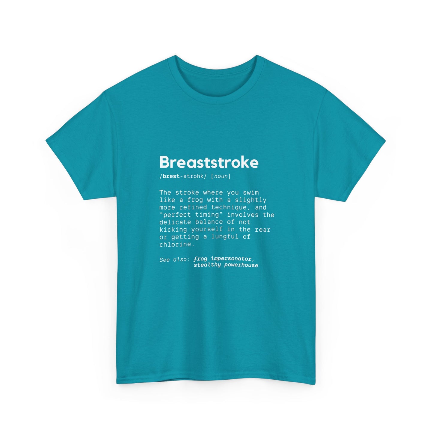 Breaststroke: Cotton Unisex Tee