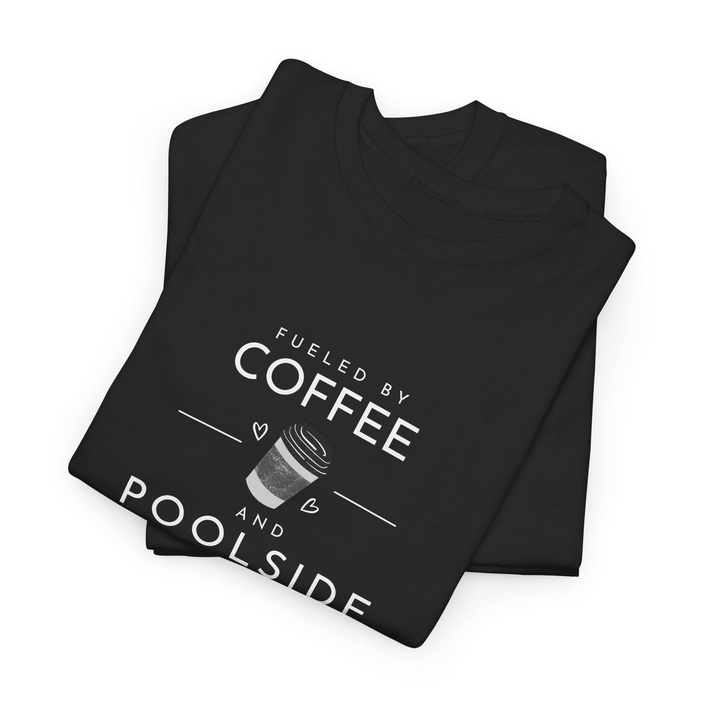 Swim Mom Fueled by Coffee: Cotton Unisex Tee