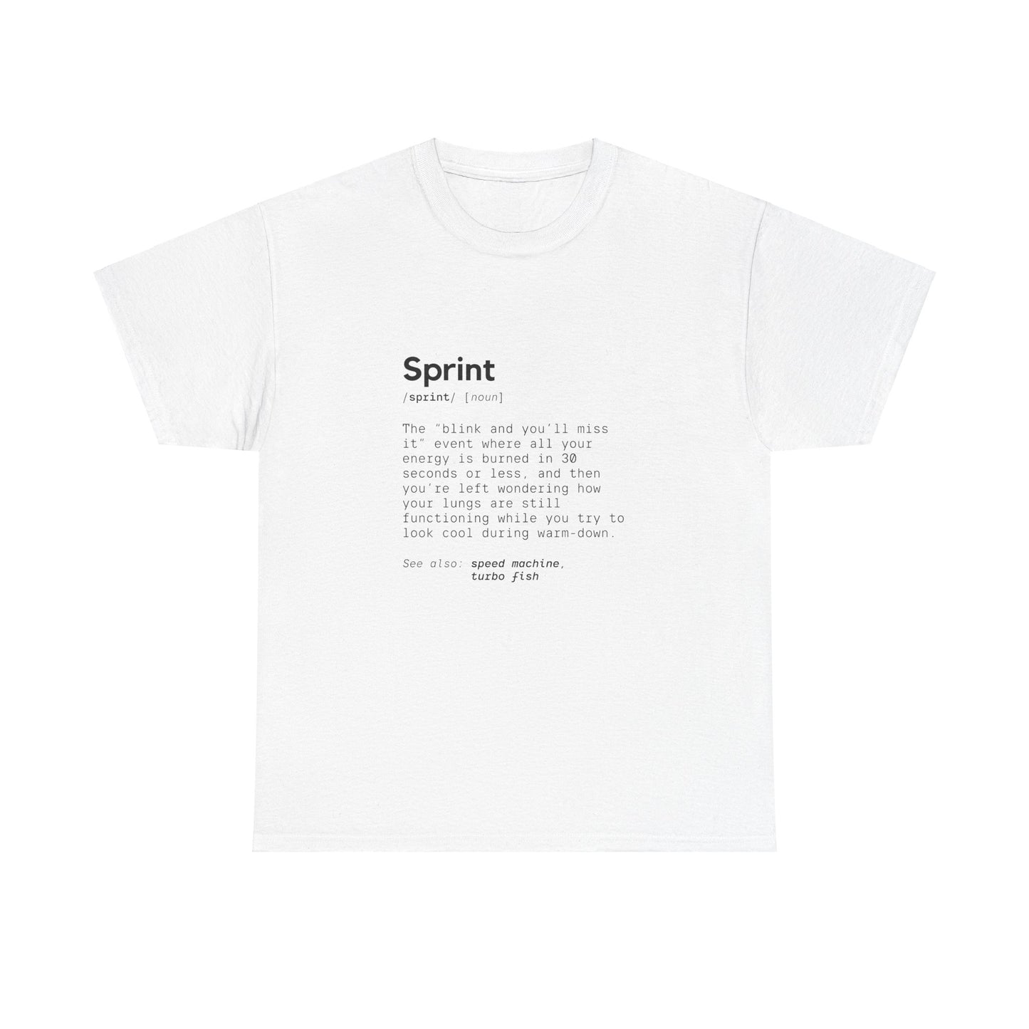 Sprint: Cotton Unisex Tee