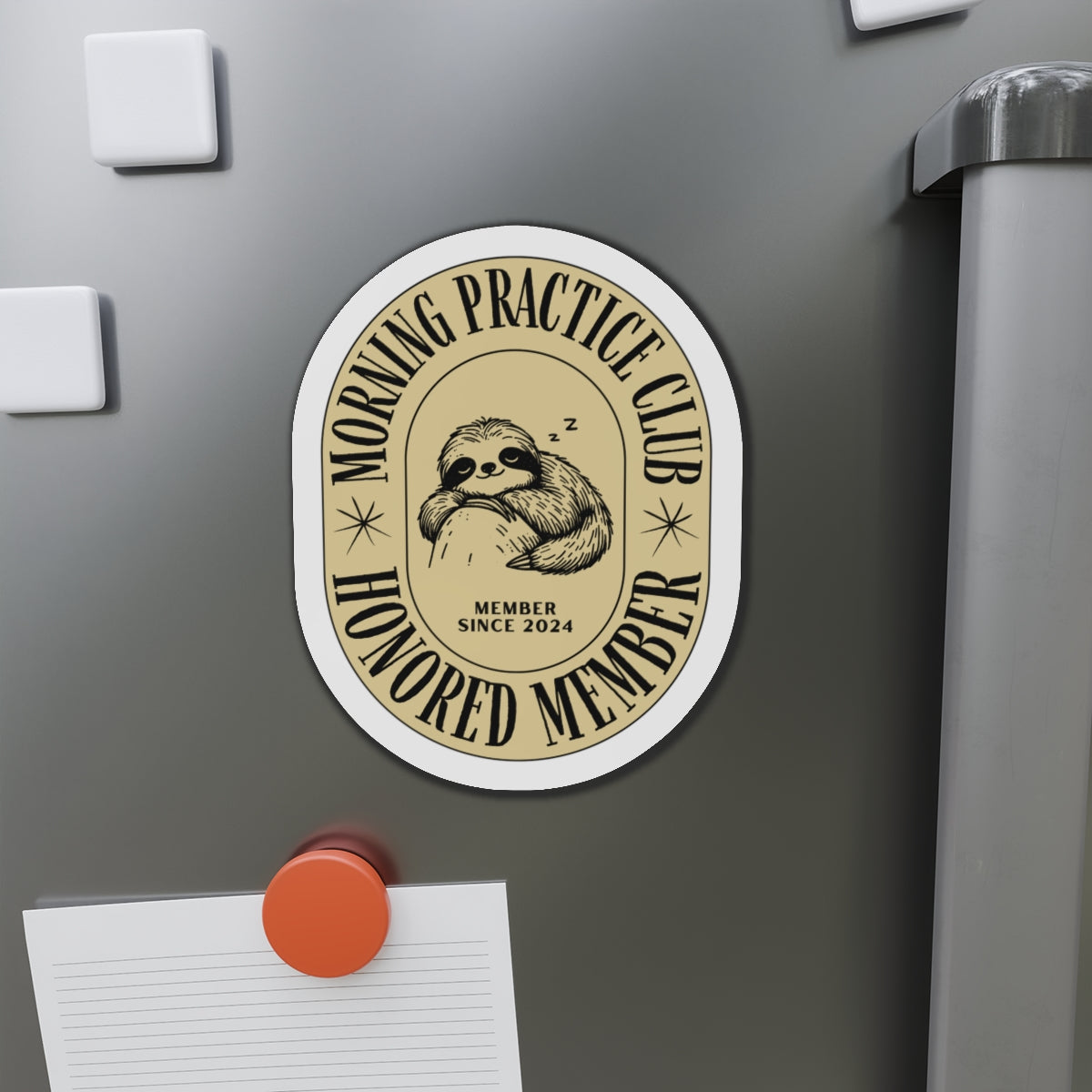 Morning Practice Club Honored Member (Sloth Edition): Magnet